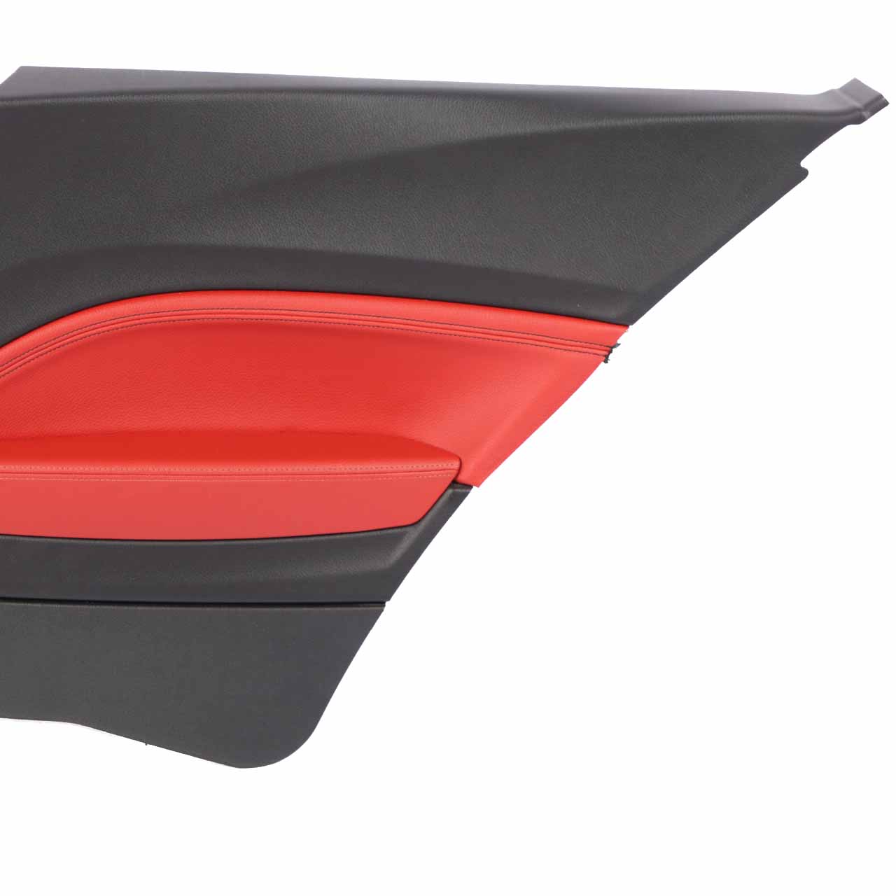 Lateral Trim Panel BMW F21 Rear Right O/S Trim Cover Lining Leather Coral Red