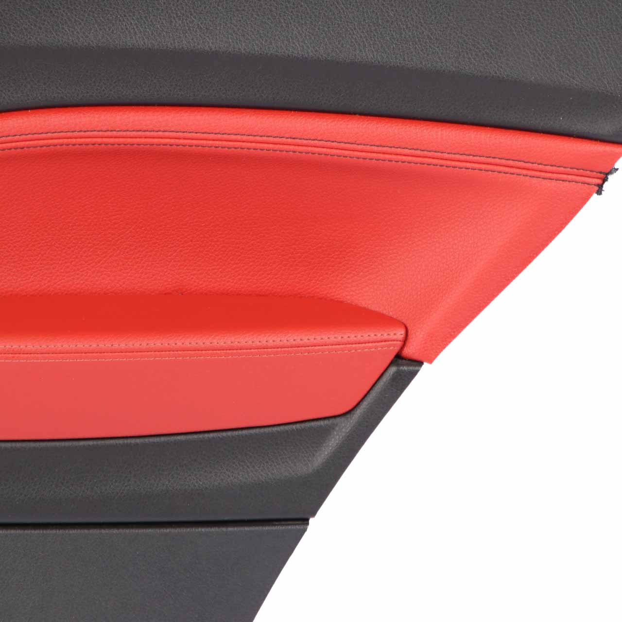 Lateral Trim Panel BMW F21 Rear Right O/S Trim Cover Lining Leather Coral Red