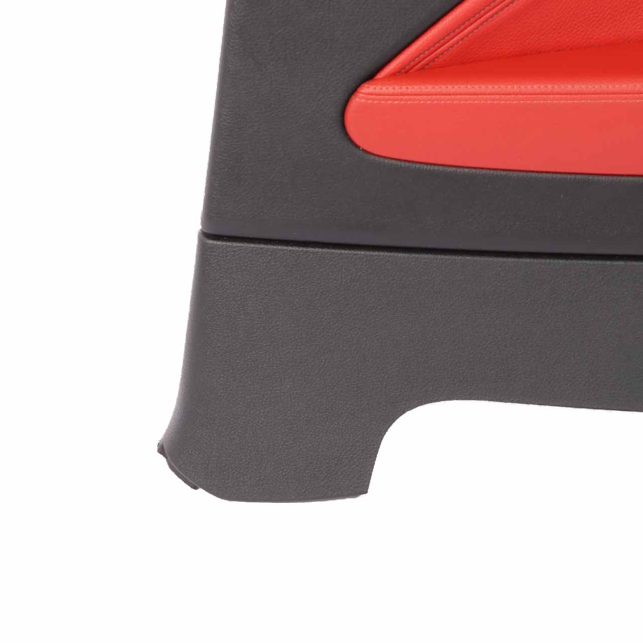 Lateral Trim Panel BMW F21 Rear Right O/S Trim Cover Lining Leather Coral Red