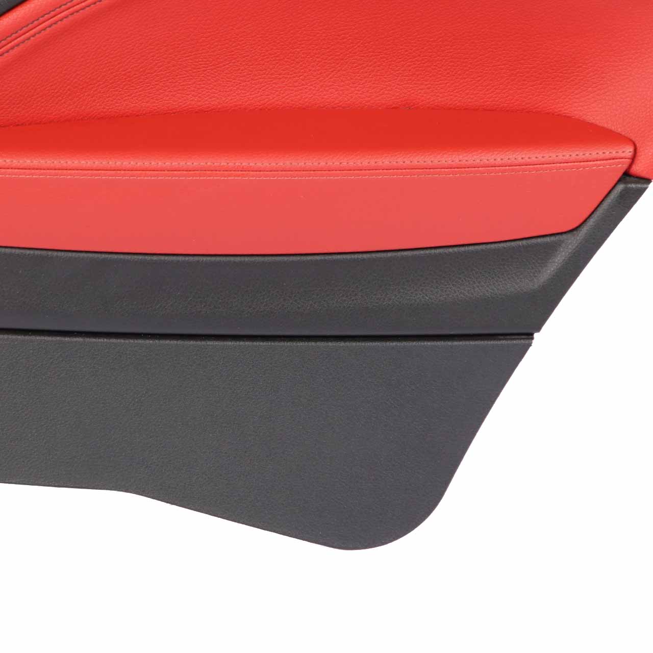 Lateral Trim Panel BMW F21 Rear Right O/S Trim Cover Lining Leather Coral Red