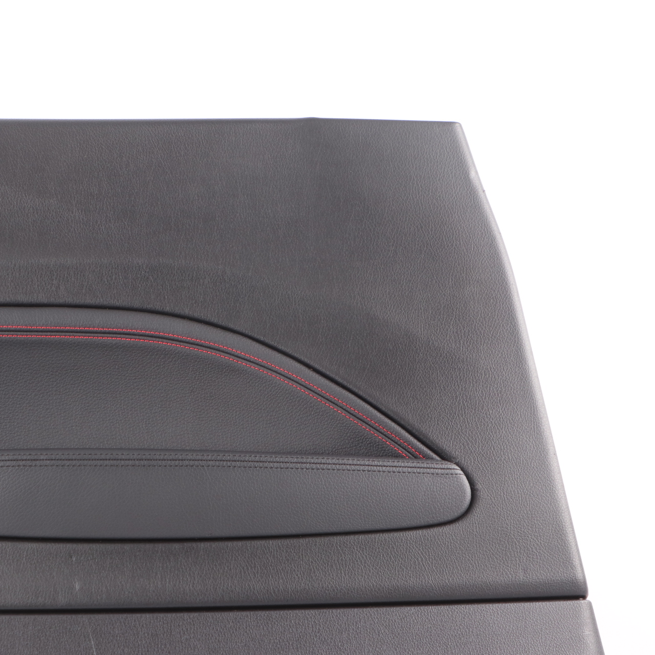 BMW F21 Lateral Trim Panel Rear Left N/S Lining Black Leather Dakota Red Thread