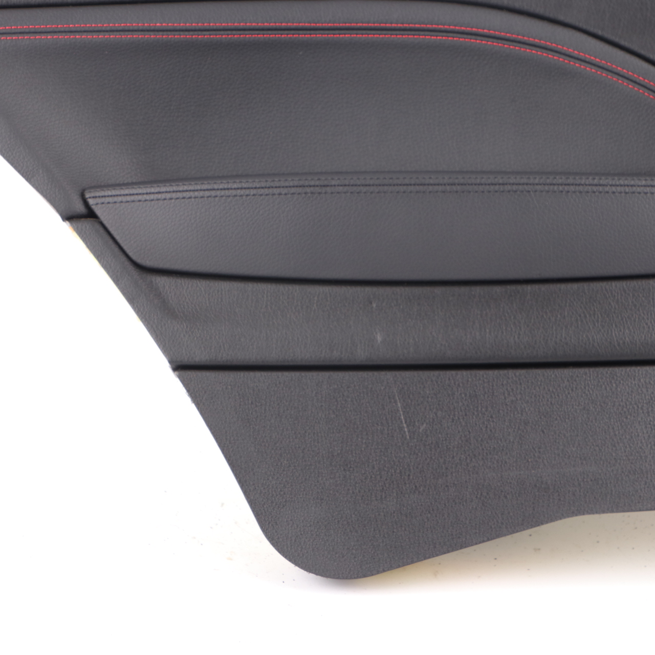 BMW F21 Lateral Trim Panel Rear Left N/S Lining Black Leather Dakota Red Thread