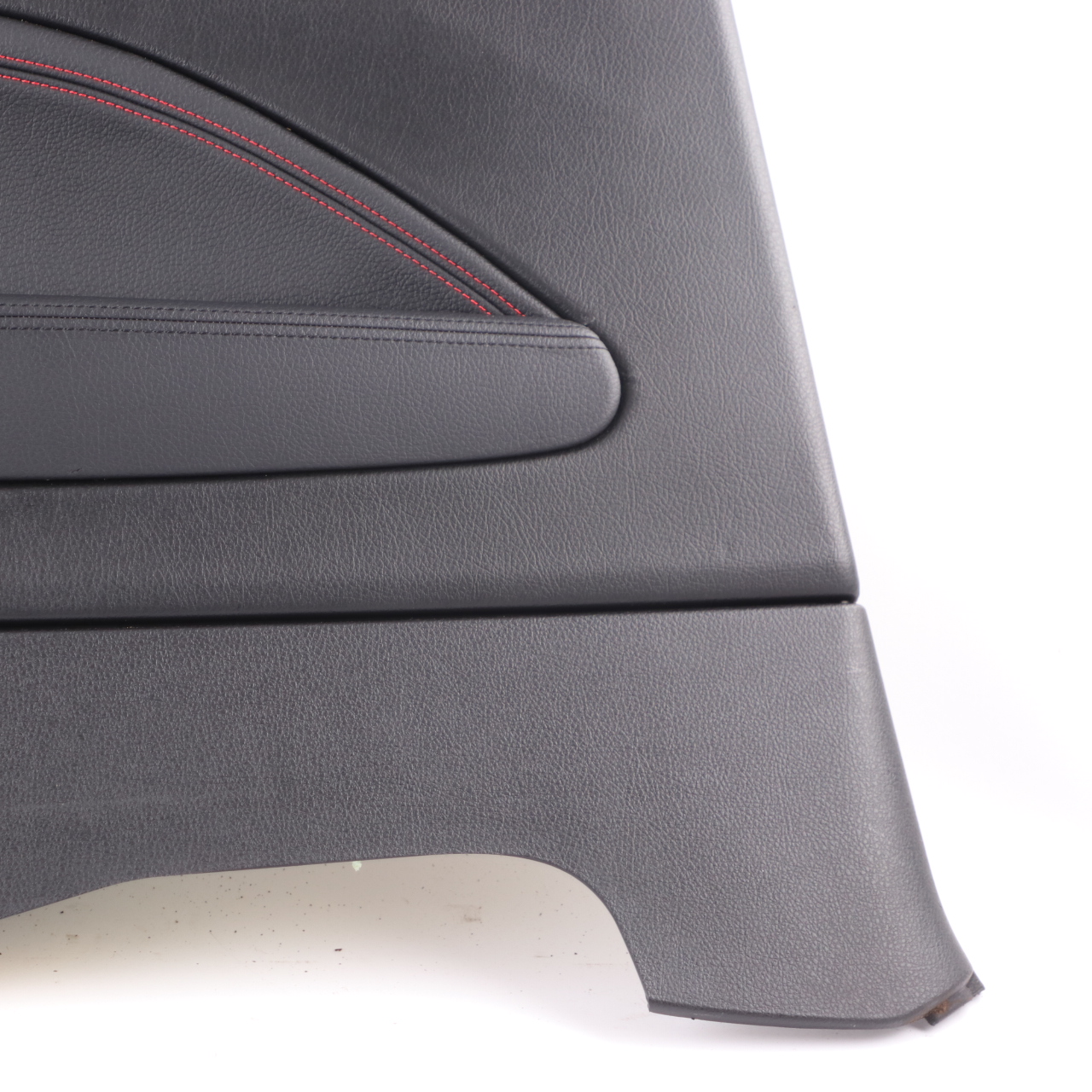 BMW F21 Lateral Trim Panel Rear Left N/S Lining Black Leather Dakota Red Thread