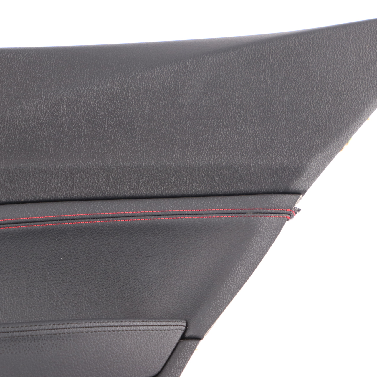 BMW F21 Lateral Trim Panel Rear Right O/S Lining Black Leather Dakota Red Thread