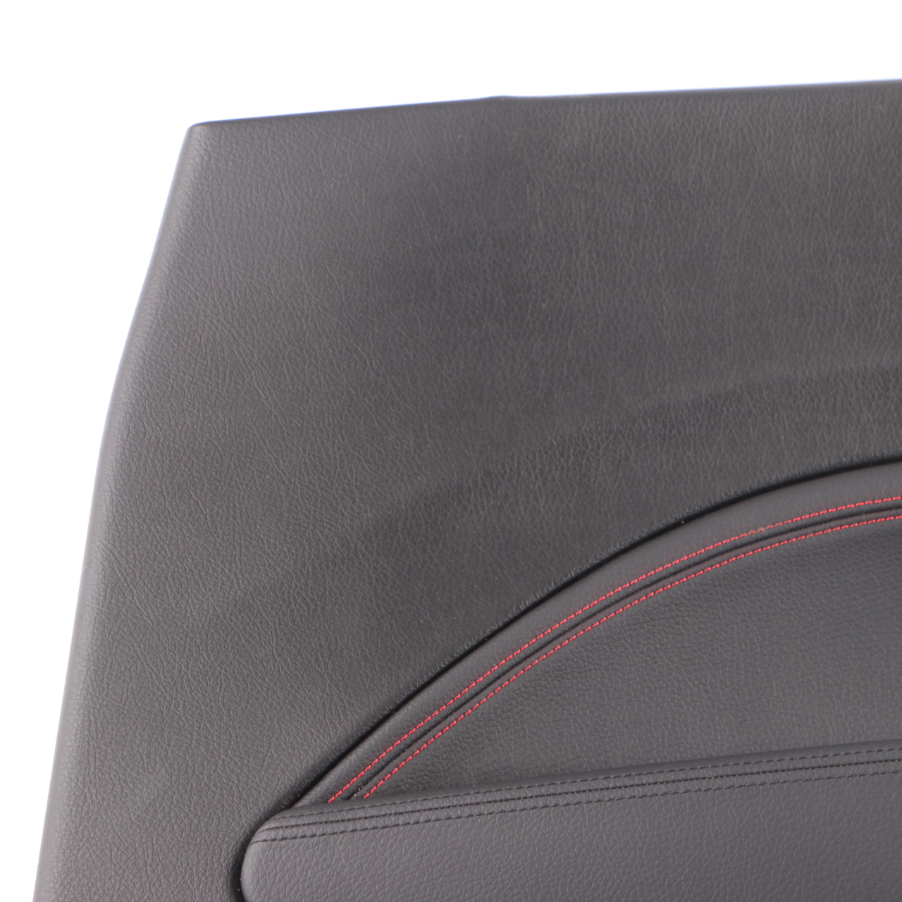 BMW F21 Lateral Trim Panel Rear Right O/S Lining Black Leather Dakota Red Thread