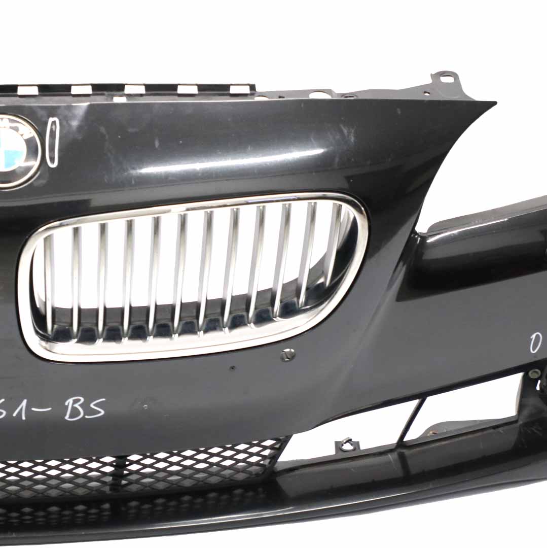 BMW F10 Front Bumper Trim Panel Black Sapphire Metallic - 475