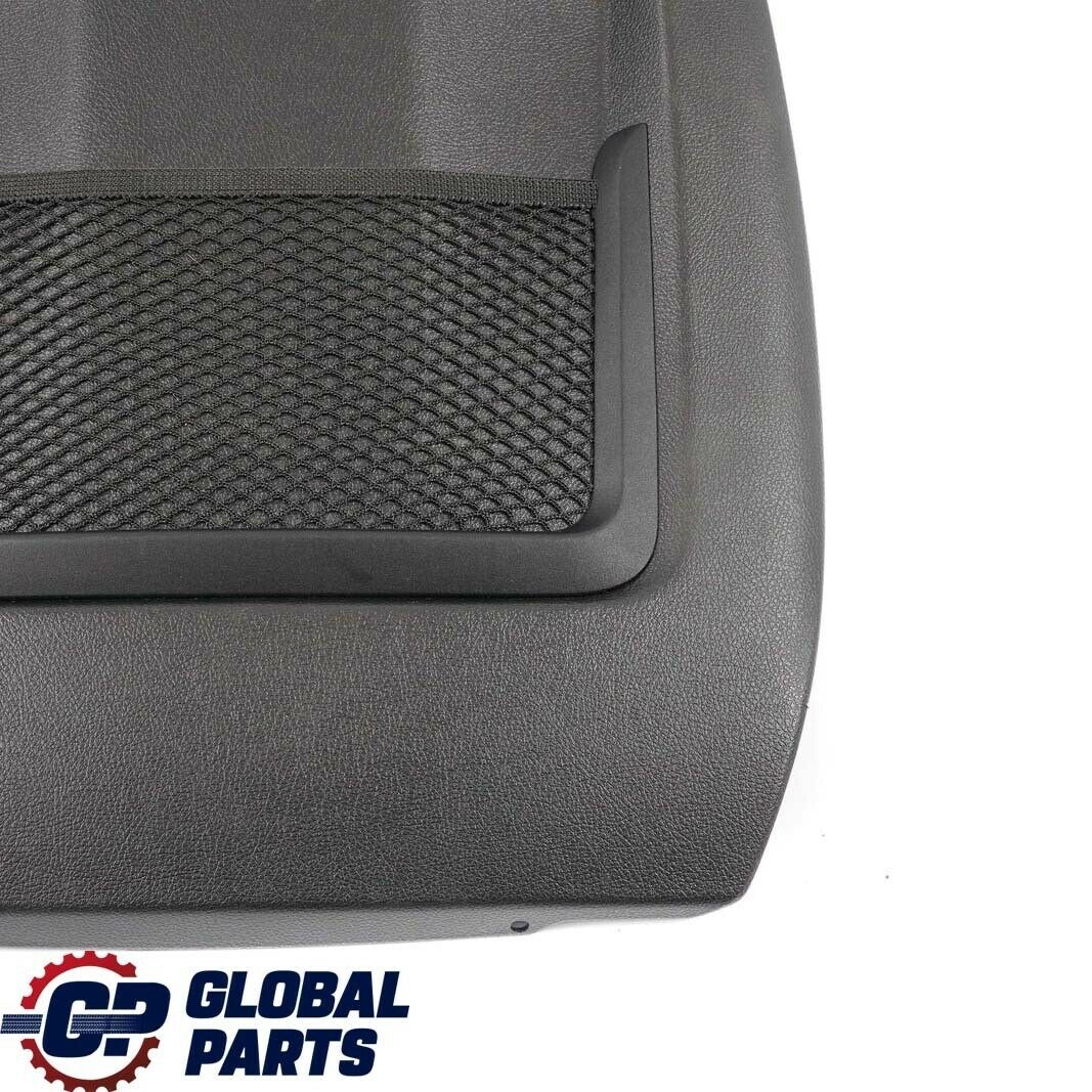 BMW F20 F30 F32 Seat Imitation Leather Rear Panel Black with Pocket 7243480