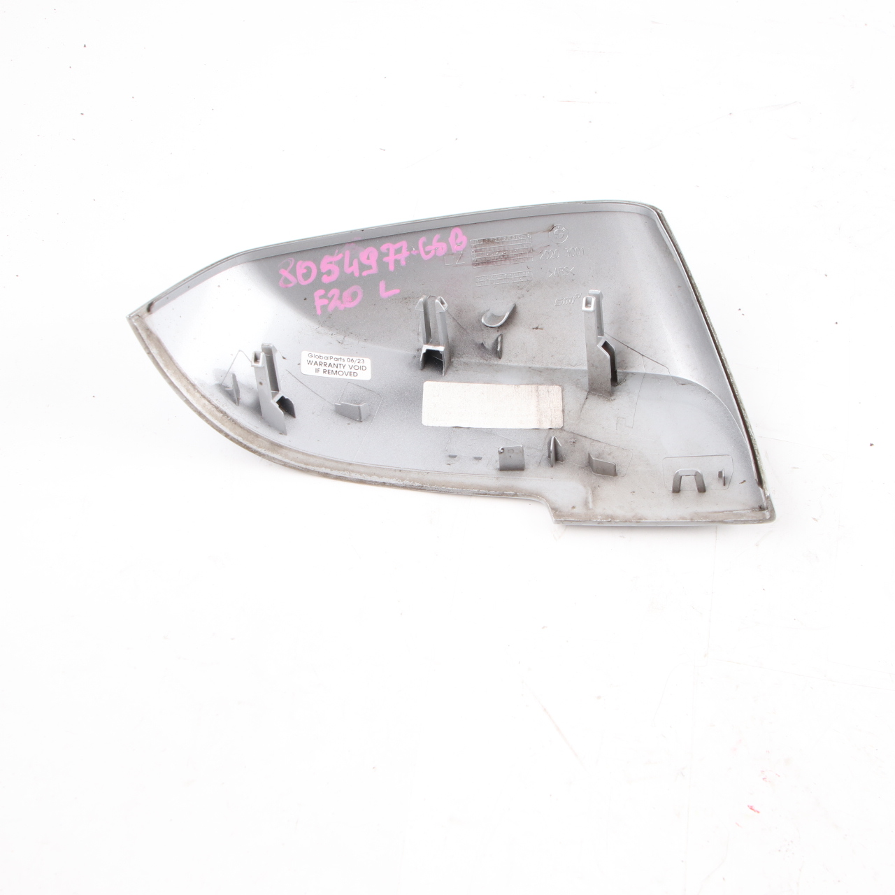 Wing Mirror Cover BMW F20 F30 Cap Casing Left N/S Glacier Silver Metallic - A83