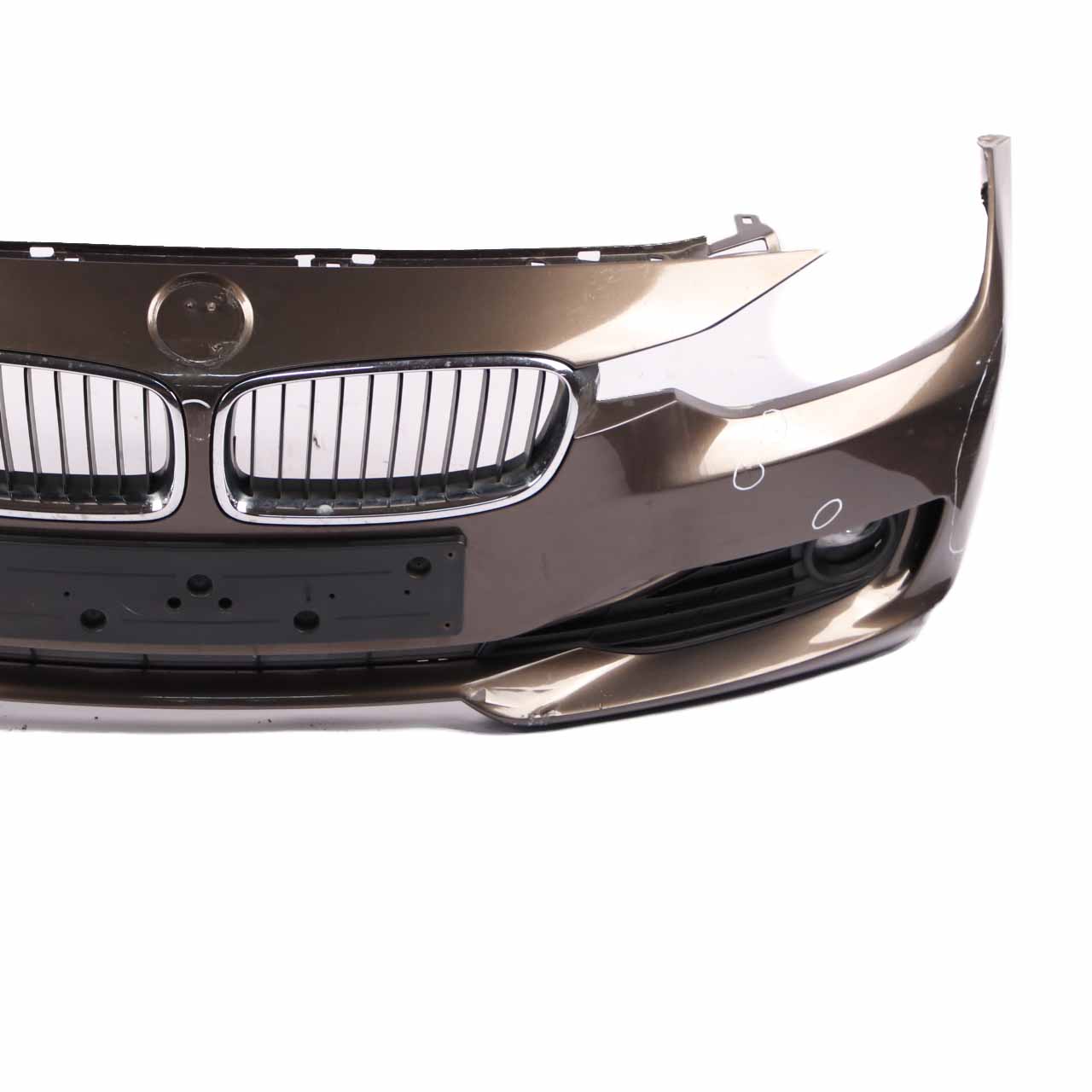 BMW F30 F31 Front Bumper Complete Trim Panel Sparkling Bronze - B06