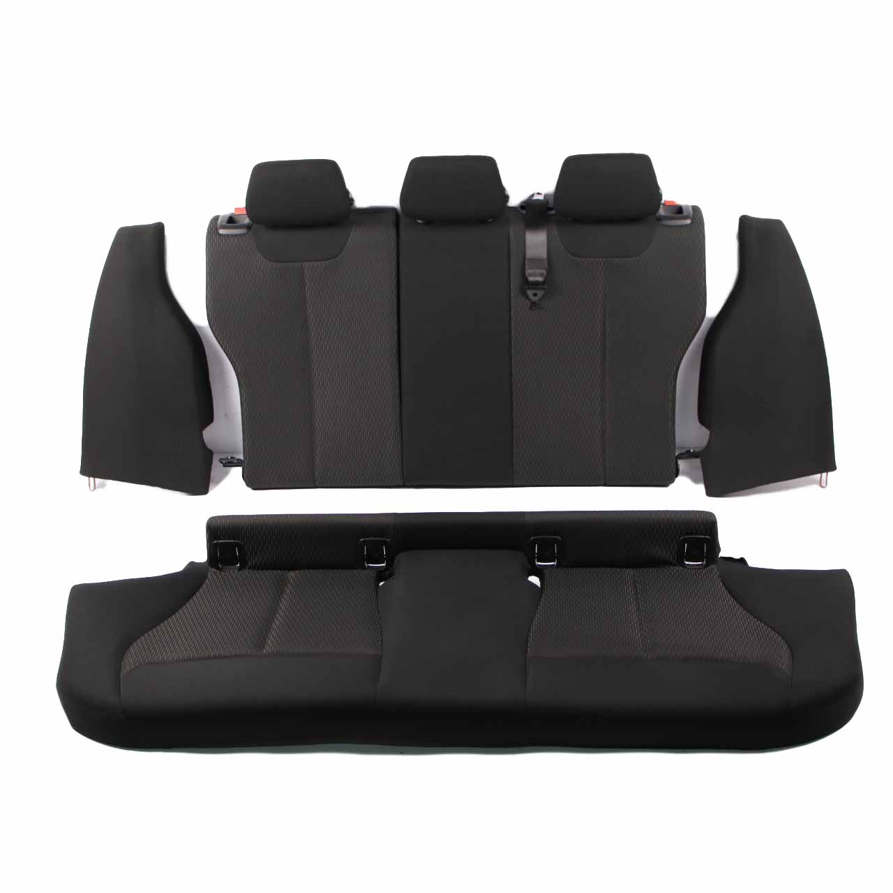 Cloth Seats BMW F20 LCI Front Rear Seat Set Fabric Move Antracite Door Cards