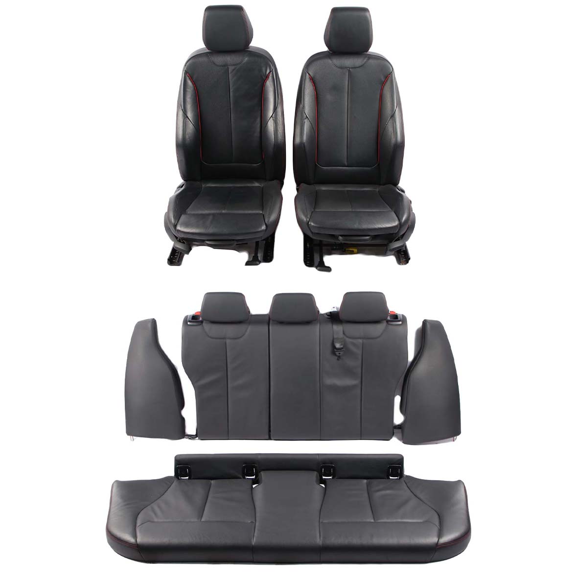 BMW F20 Seats M Sport Heated Black Leather Interior Set Seat with Door Cards