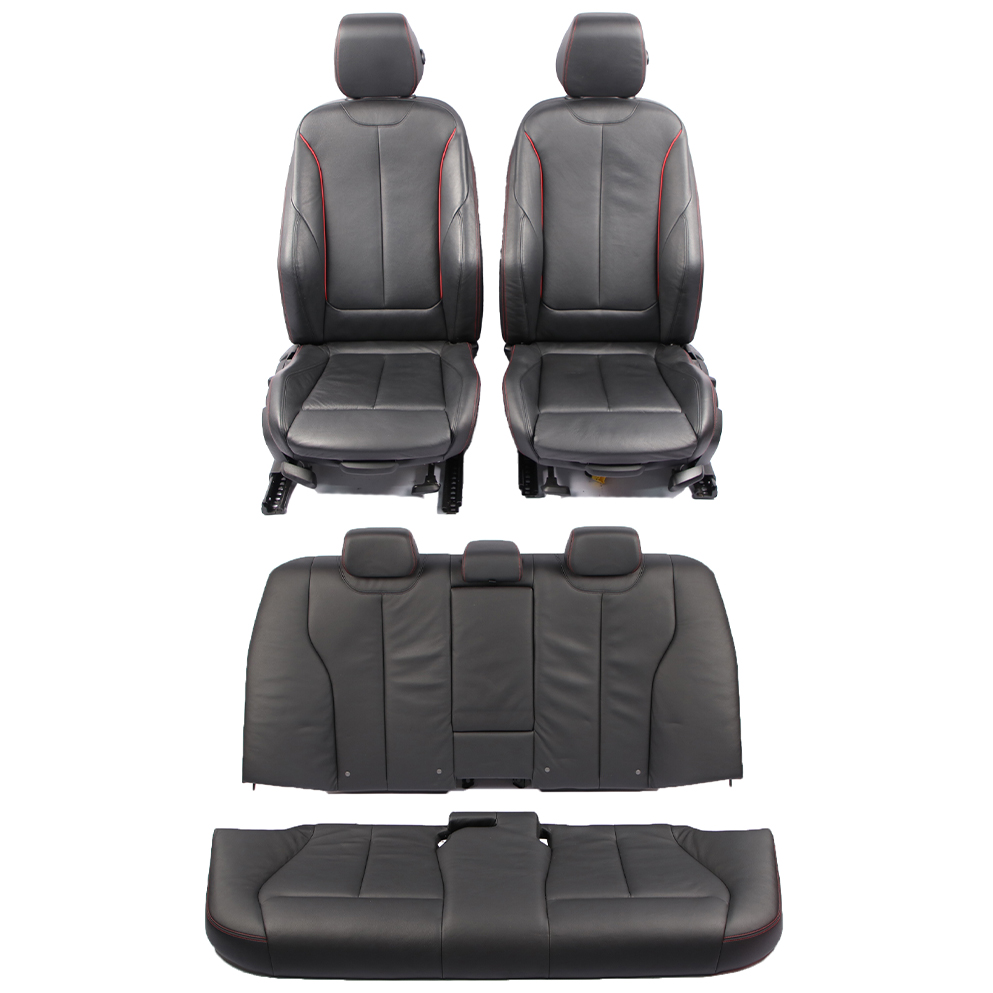 BMW F30 Seats M Sport Heated Black Leather Interior Set Seat with Door Cards