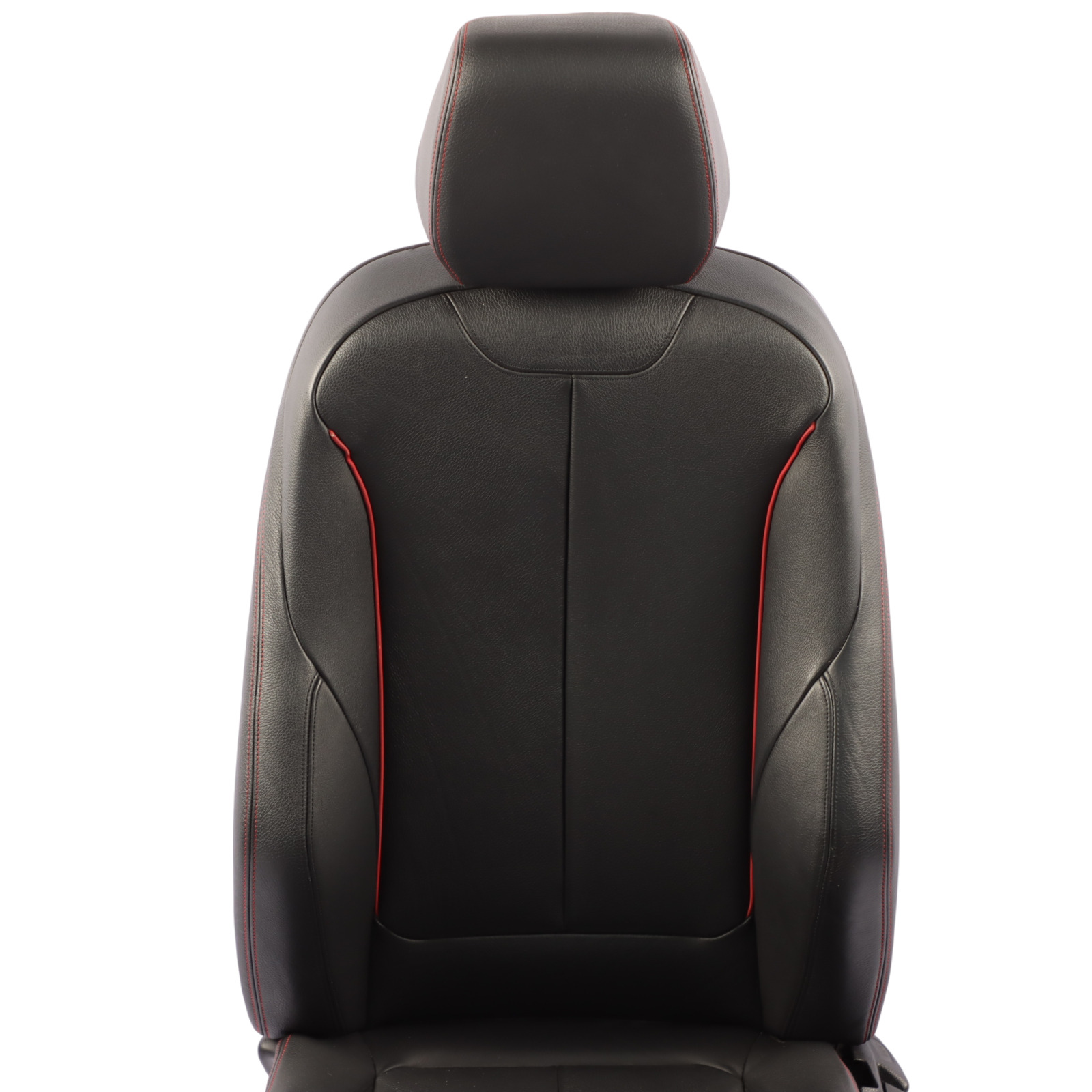 BMW F20 Front Seat Left N/S M Sport Interior Leather Dakota Black Akcent Red