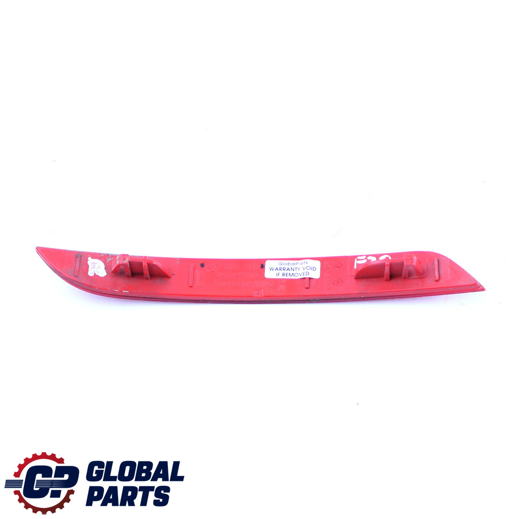 BMW 3 Series F30 F32 F33 Rear Bumper Reflector Right O/S Red 7301188