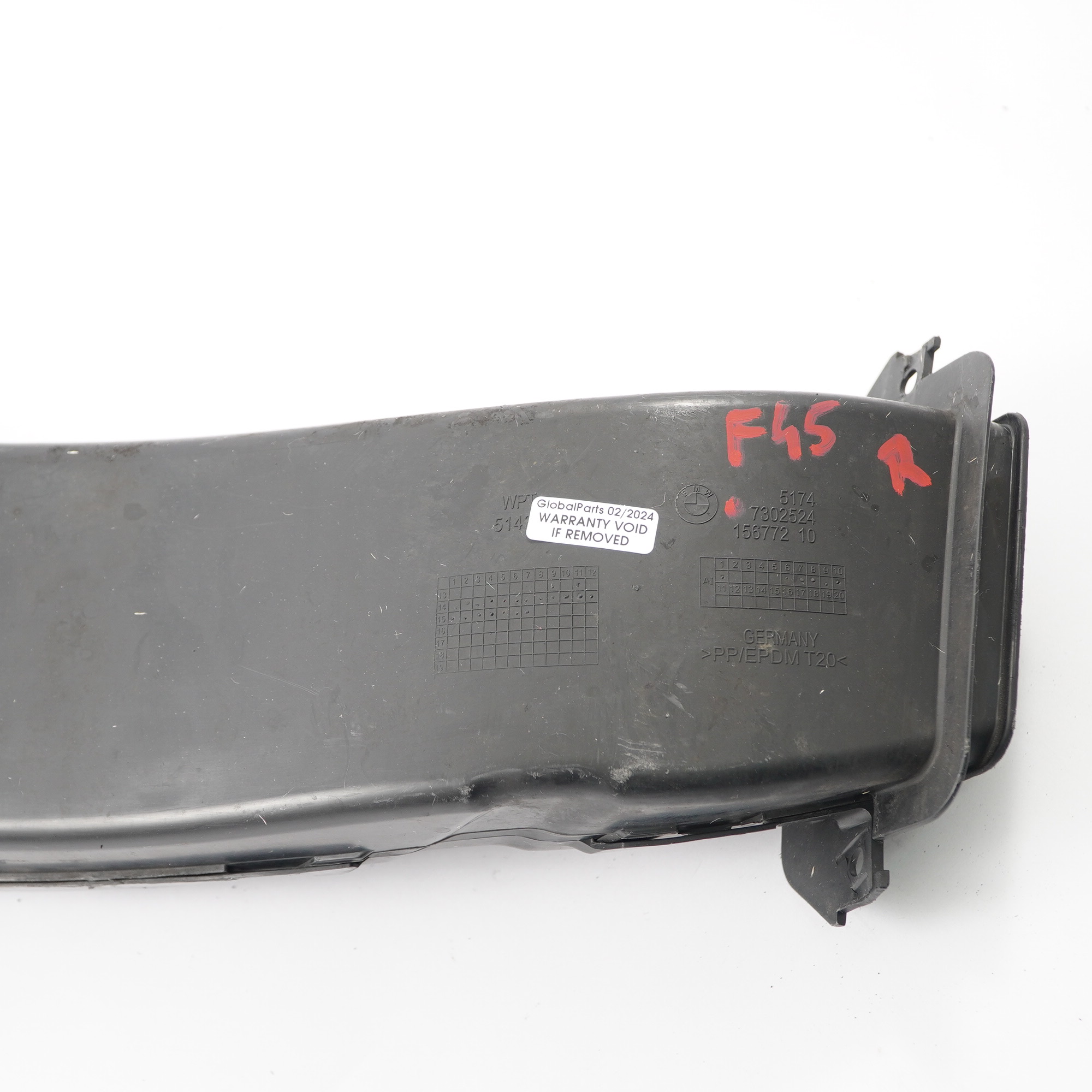 BMW F45 Front Brake Air Duct Right O/S Chanel Tube 7302524