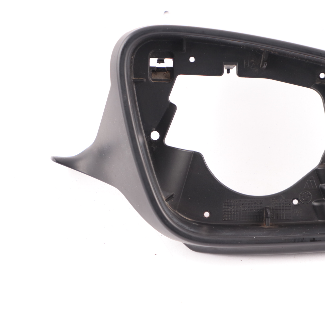 Housing BMW F10 F11 LCI Wing Mirror Support Ring Frame Right O/S Black 7308640