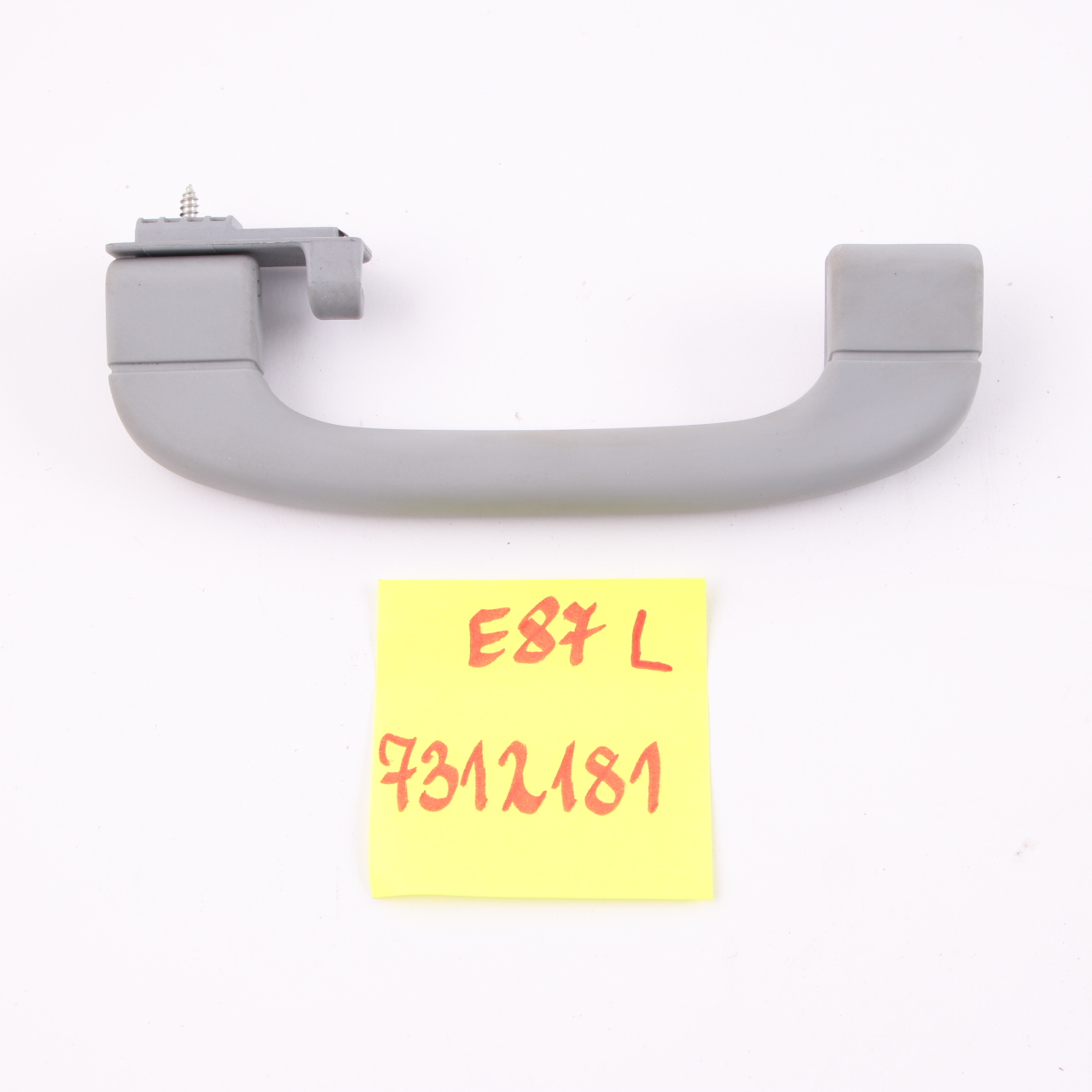 Grab Handle BMW E81 E87 Rear Left Grey N/S Headlining Roof Trim 7312181