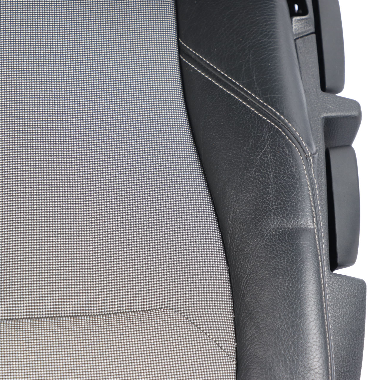 BMW F20 Front Seat Left N/S Interior Cloth Fabric Leather Metro Silver Black