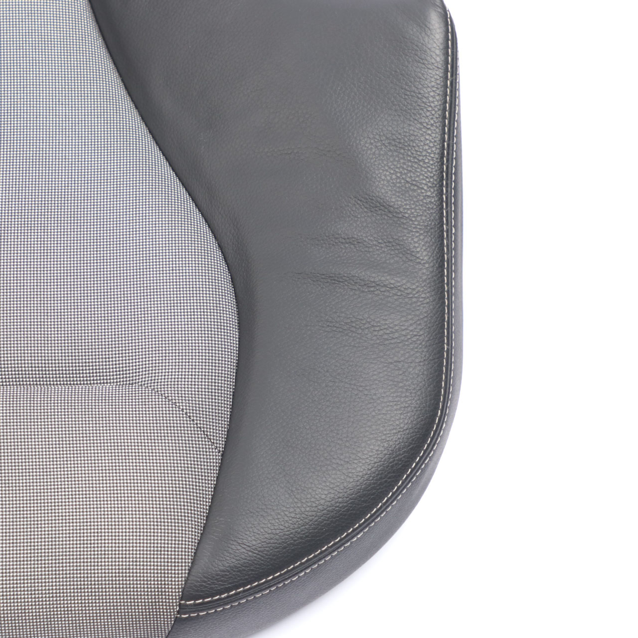 BMW F20 Rear Seat Bench Couch Sofa Cover Fabric Leather Metro Silver Black