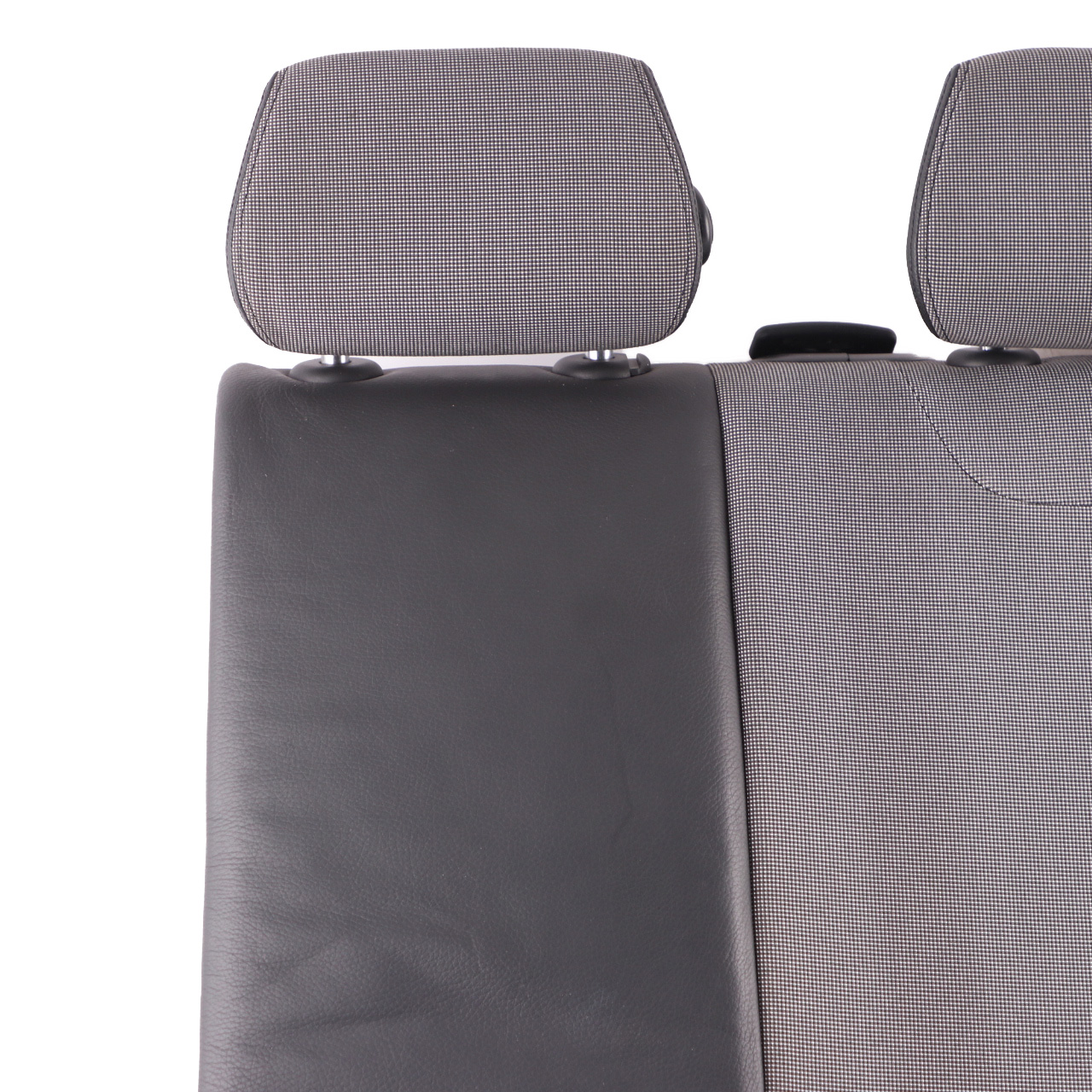 BMW F20 F21 Rear Left Seat N/S Backrest Cover Cloth Leather Metro Black Silver