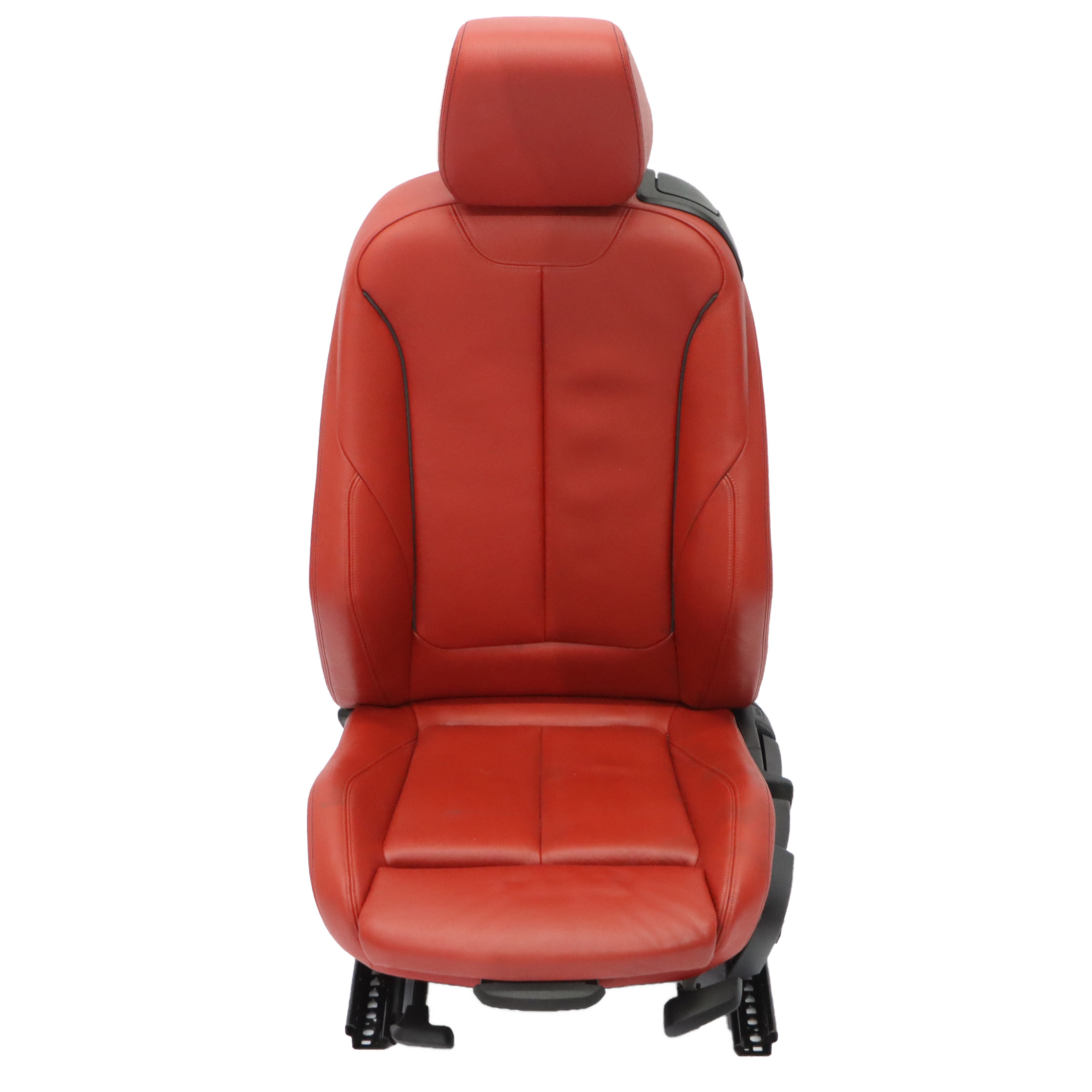 BMW F22 Front Seat Left N/S Sport Heated Interior Leather Dakota Korall Red