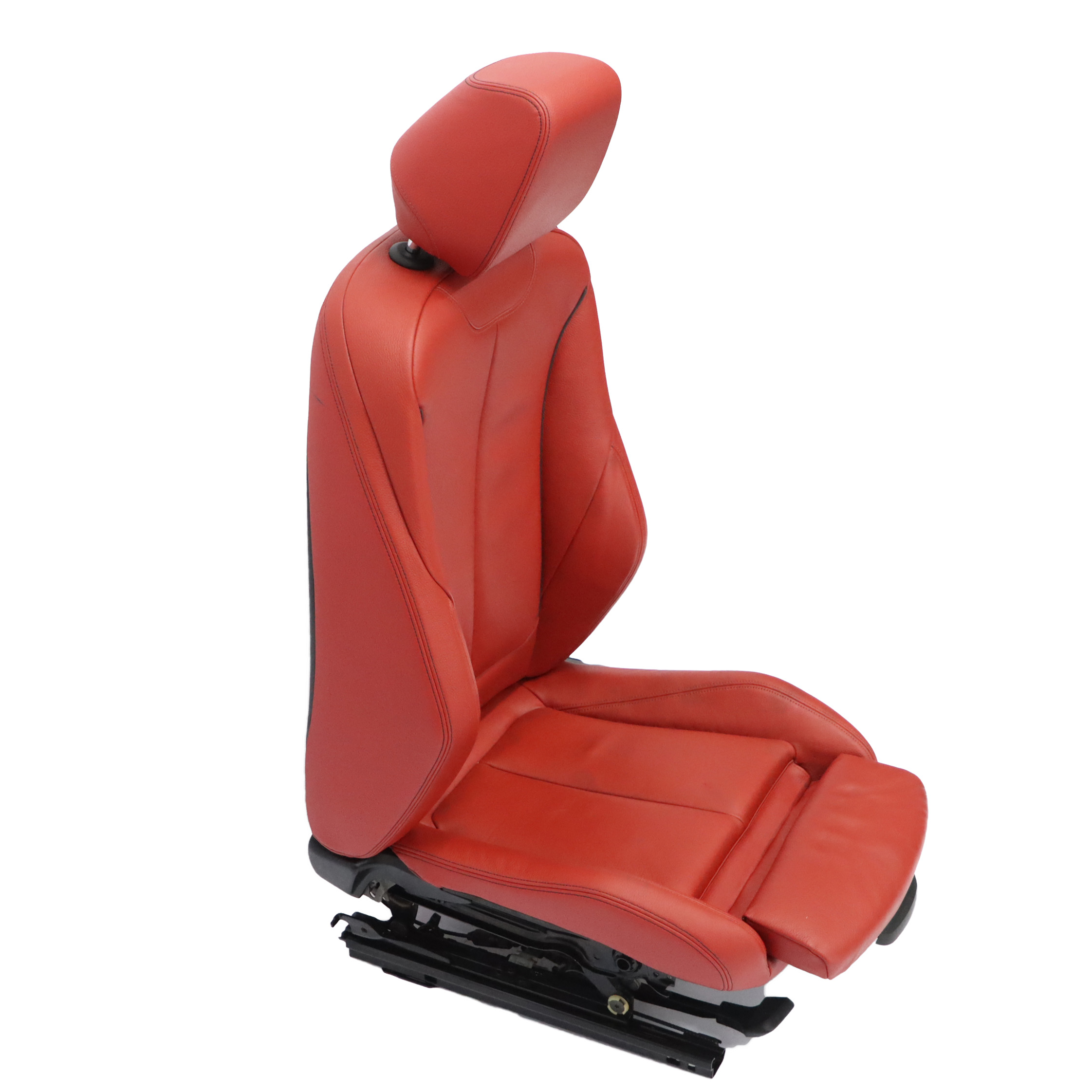 BMW F22 Front Seat Left N/S Sport Heated Interior Leather Dakota Korall Red