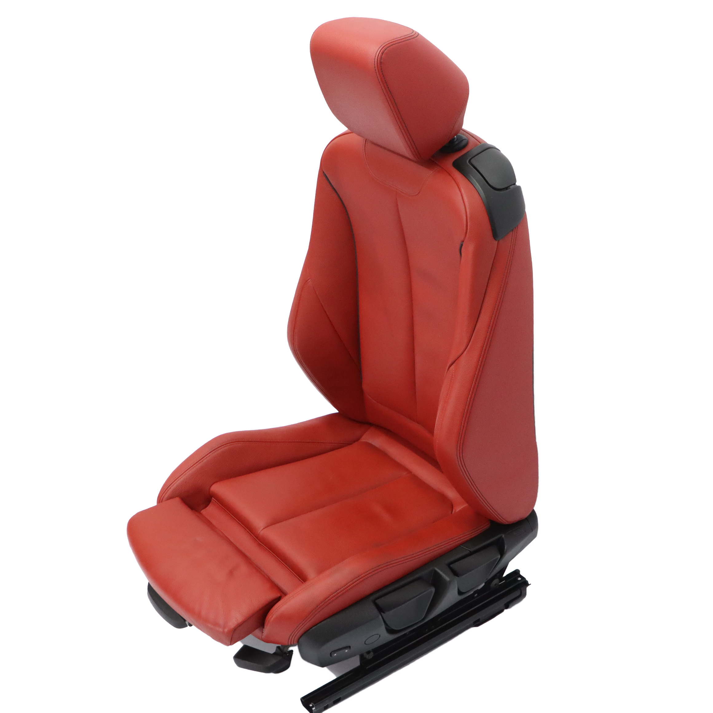 BMW F22 Front Seat Left N/S Sport Heated Interior Leather Dakota Korall Red