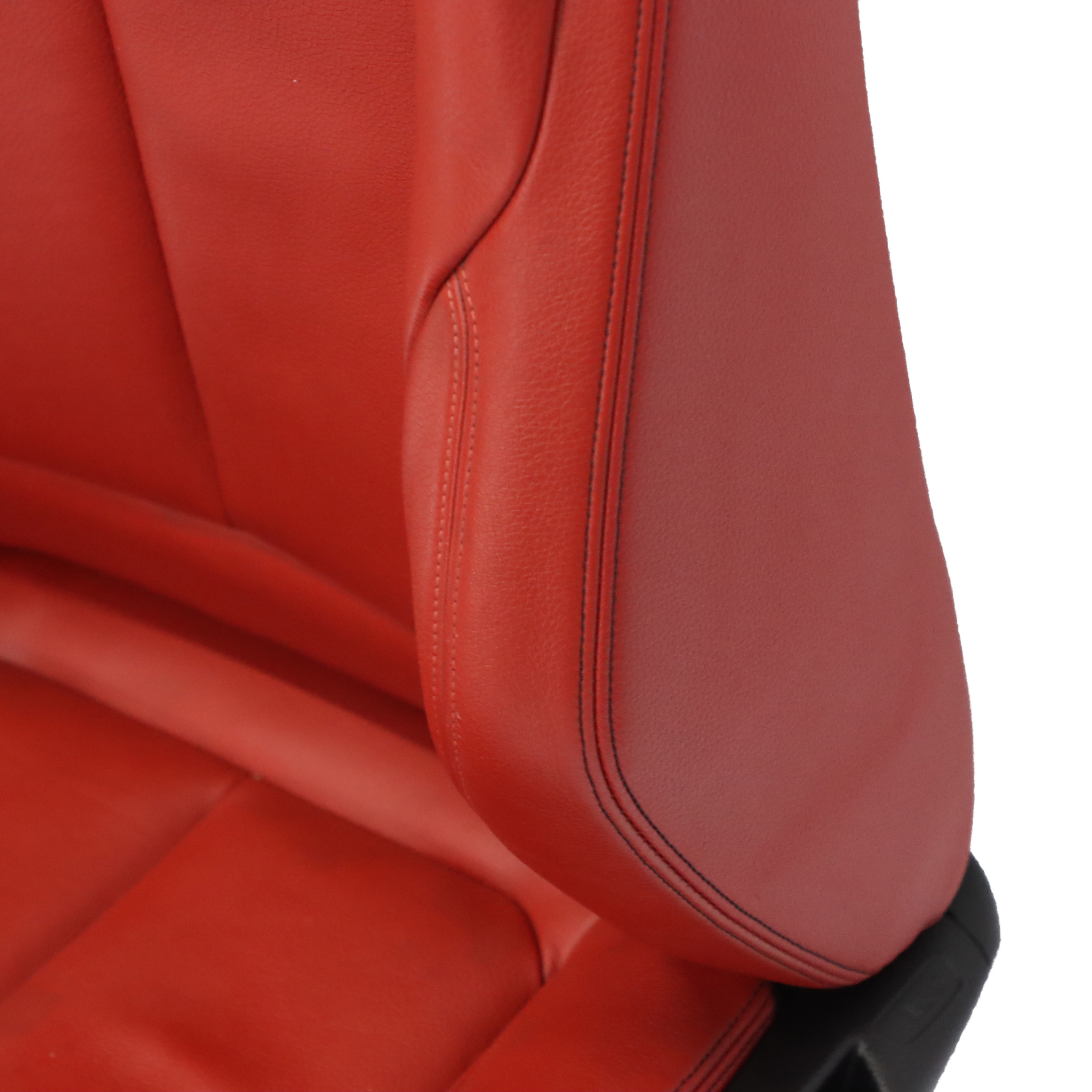 BMW F22 Front Seat Left N/S Sport Heated Interior Leather Dakota Korall Red