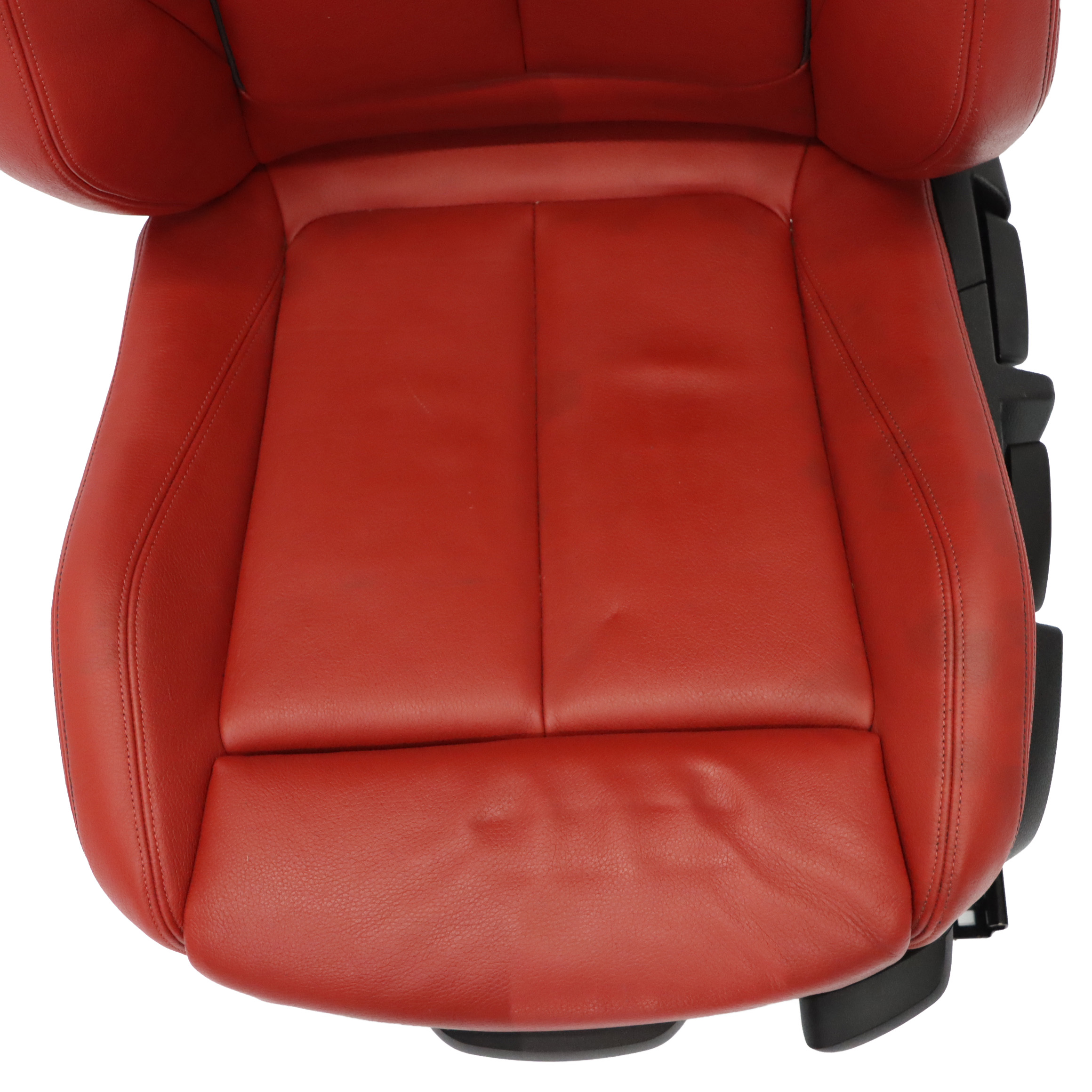 BMW F22 Front Seat Left N/S Sport Heated Interior Leather Dakota Korall Red