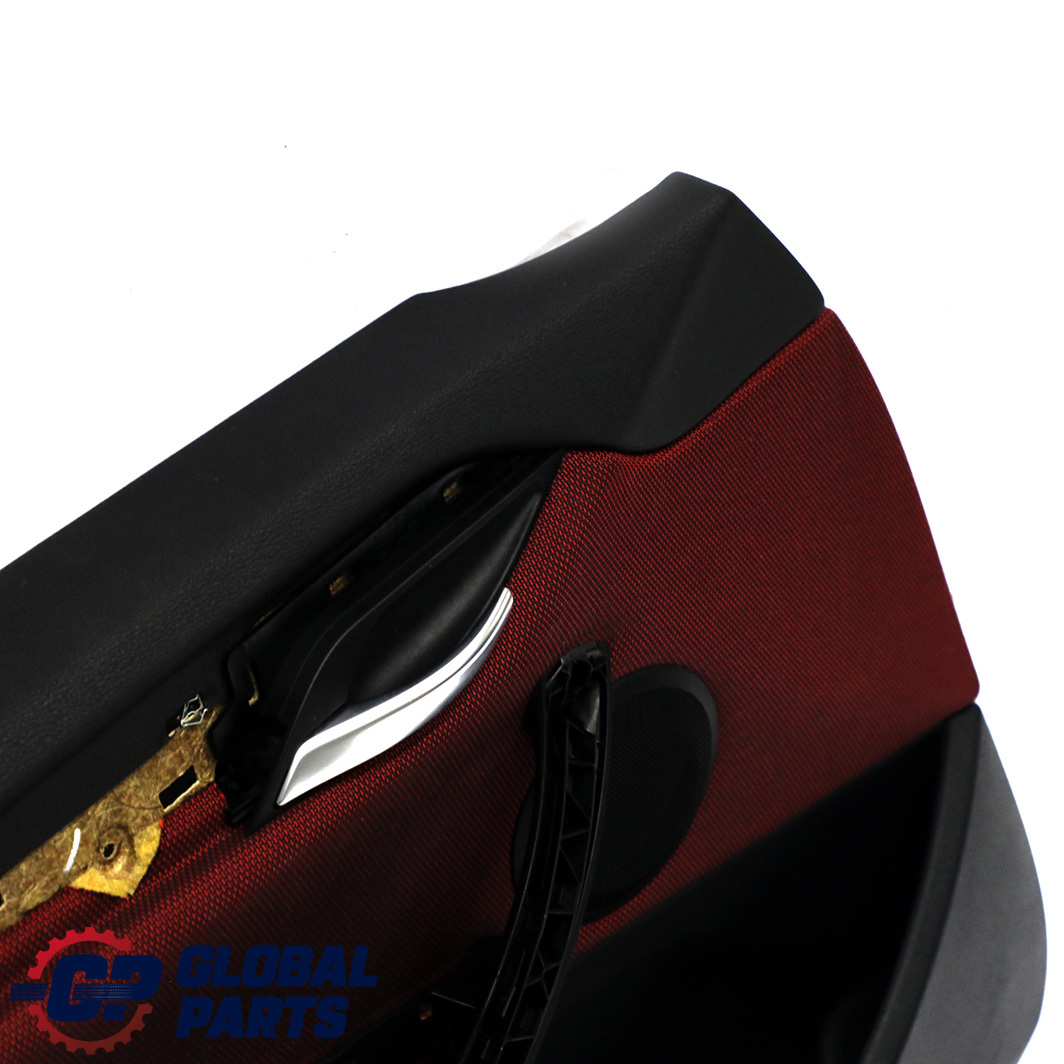 BMW X1 E84 Front Left N/S Door Card Lining Trim Fabric Cloth Vermilion Red