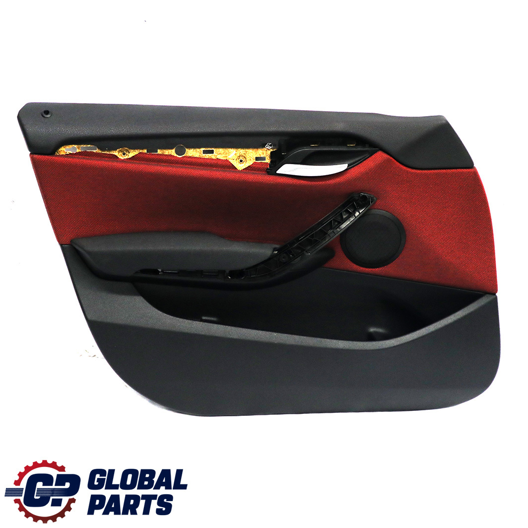 BMW X1 E84 Front Left N/S Door Card Lining Trim Fabric Cloth Vermilion Red