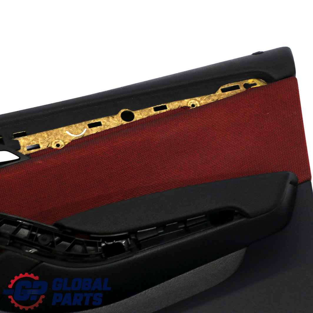 BMW X1 E84 Front Right O/S Door Card Lining Trim Fabric Cloth Vermilion Red