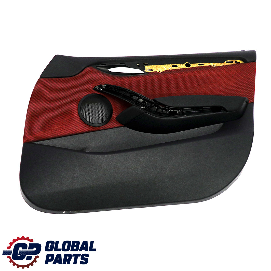 BMW X1 E84 Front Right O/S Door Card Lining Trim Fabric Cloth Vermilion Red