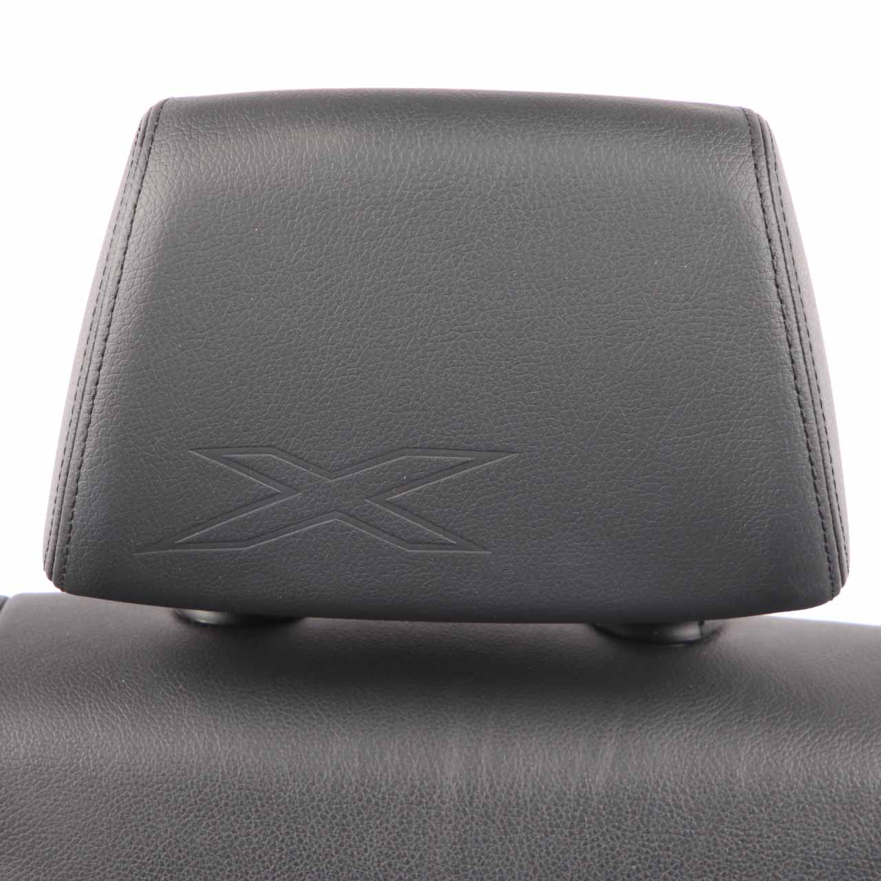 BMW X1 E84 Front Seat Right O/S Leather Nevada Black Piping Gray Brown