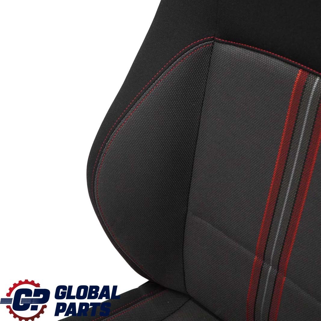 BMW X1 E84 Sport Front Left Seat Cloth  Median Anthracite Red 7324179