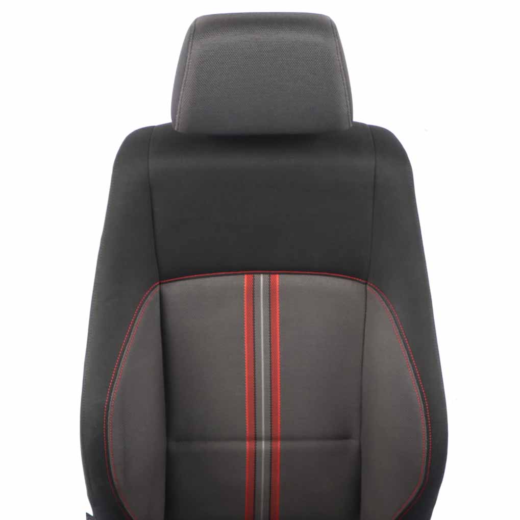 BMW X1 E84 Front Right M Sport Seat Cloth Anthracite Red 7324180