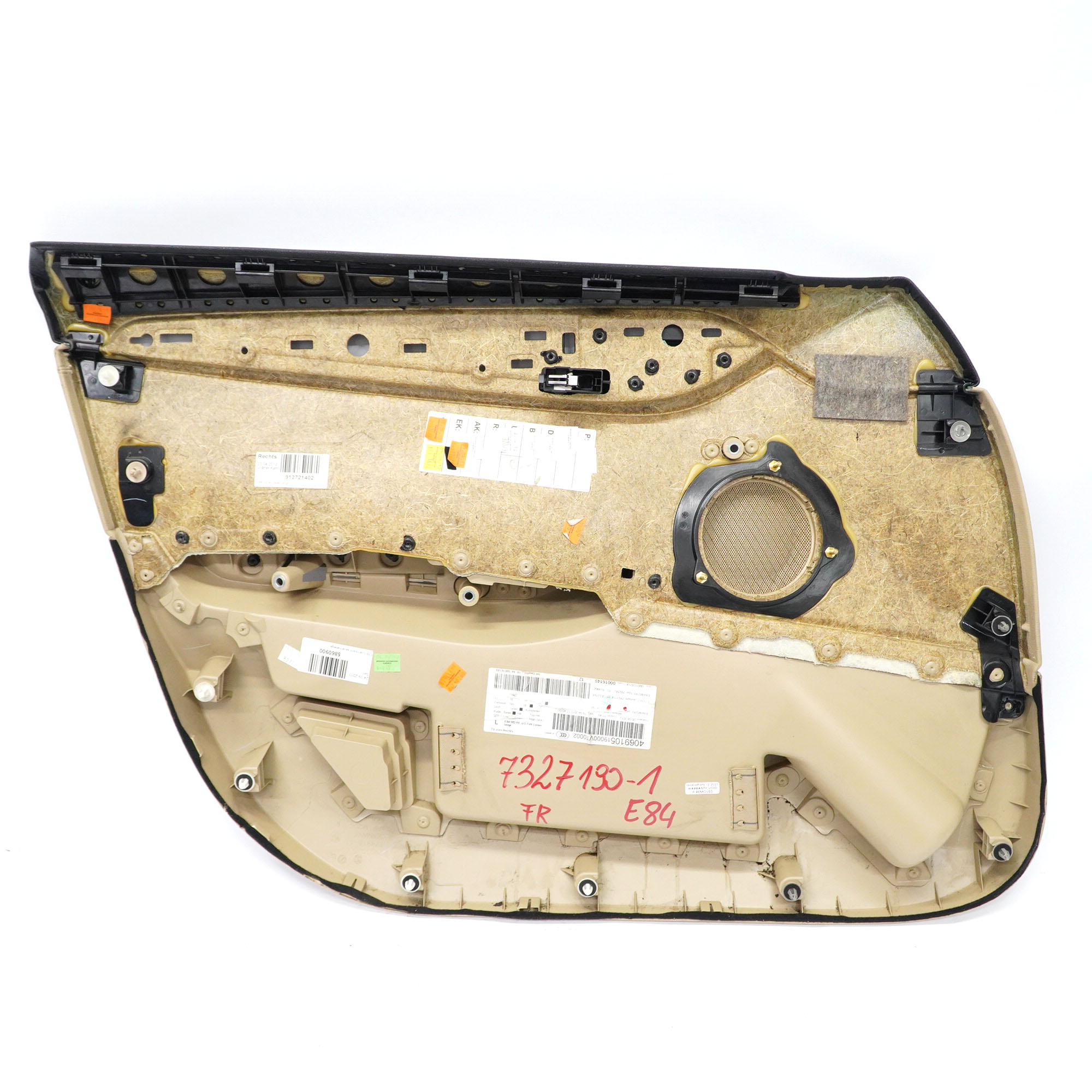 BMW X1 E84 Door Card Front Right O/S Lining Trim Leather Nevada Savanna Beige