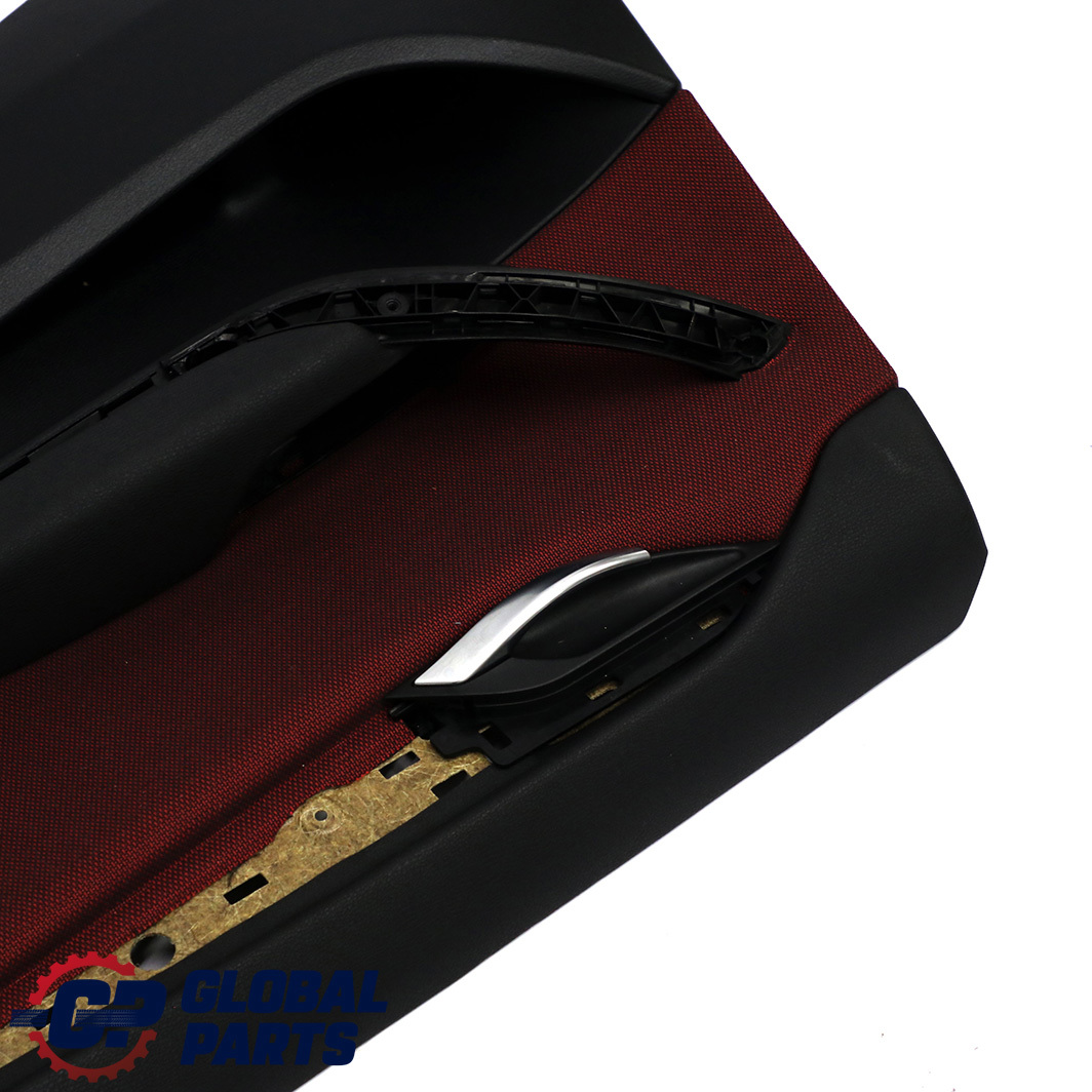 BMW X1 E84 Rear Right O/S Door Card Lining Trim Fabric Cloth Vermilion Red