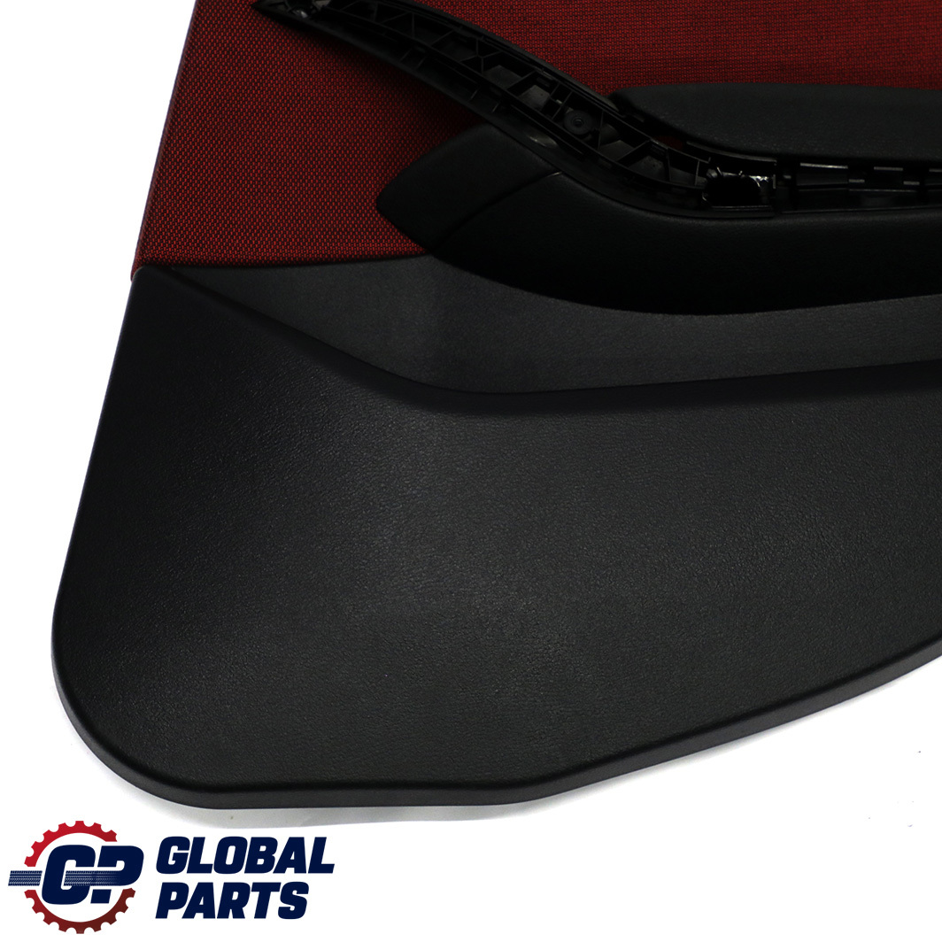 BMW X1 E84 Rear Right O/S Door Card Lining Trim Fabric Cloth Vermilion Red