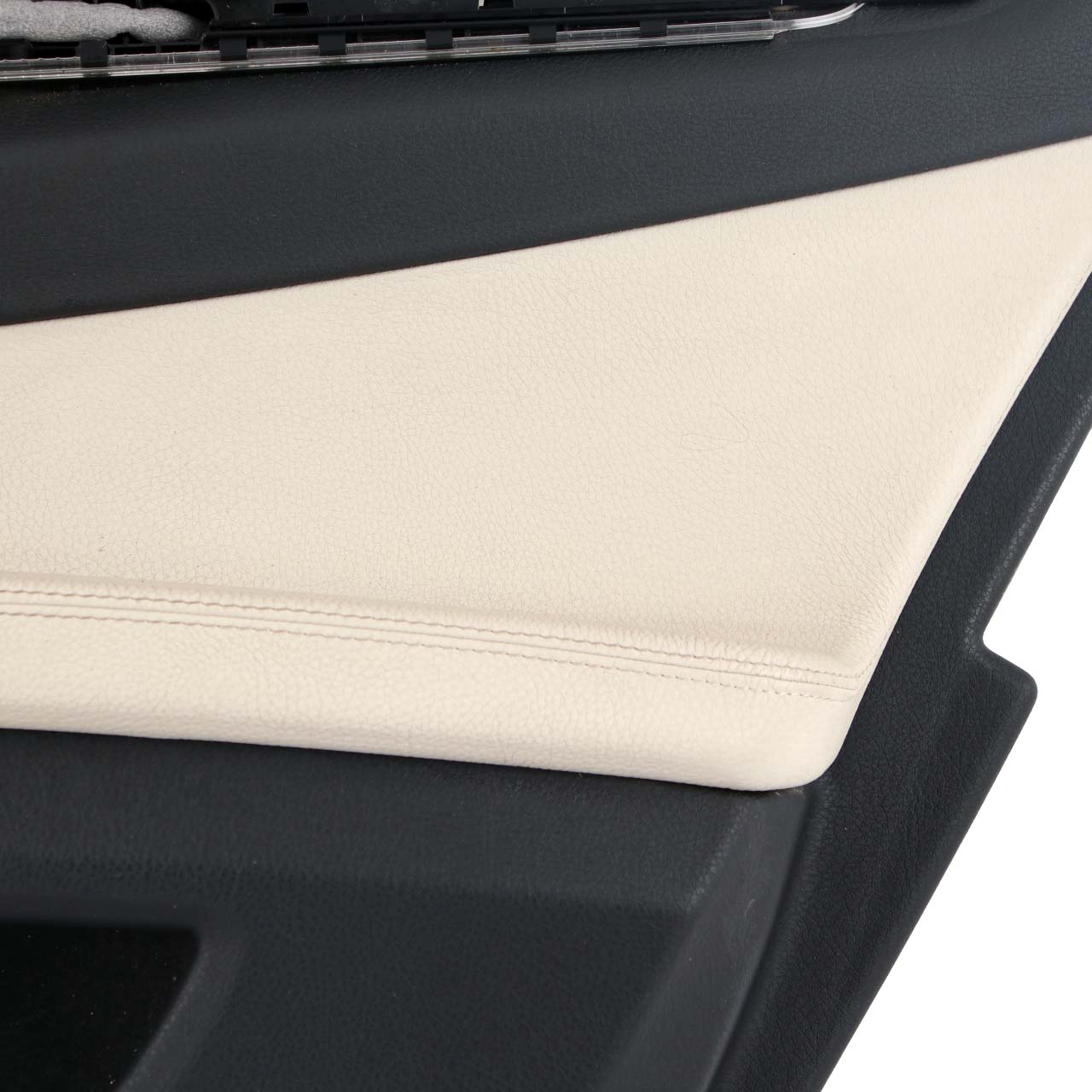 BMW 7 F01 LCI Rear Right O/S Trim Panel Door Card Leather Dakota Ivory White