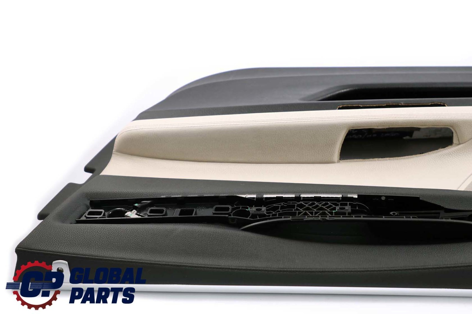 BMW 7 F01 F02 Front Right O/S Trim Panel Door Card Leather White