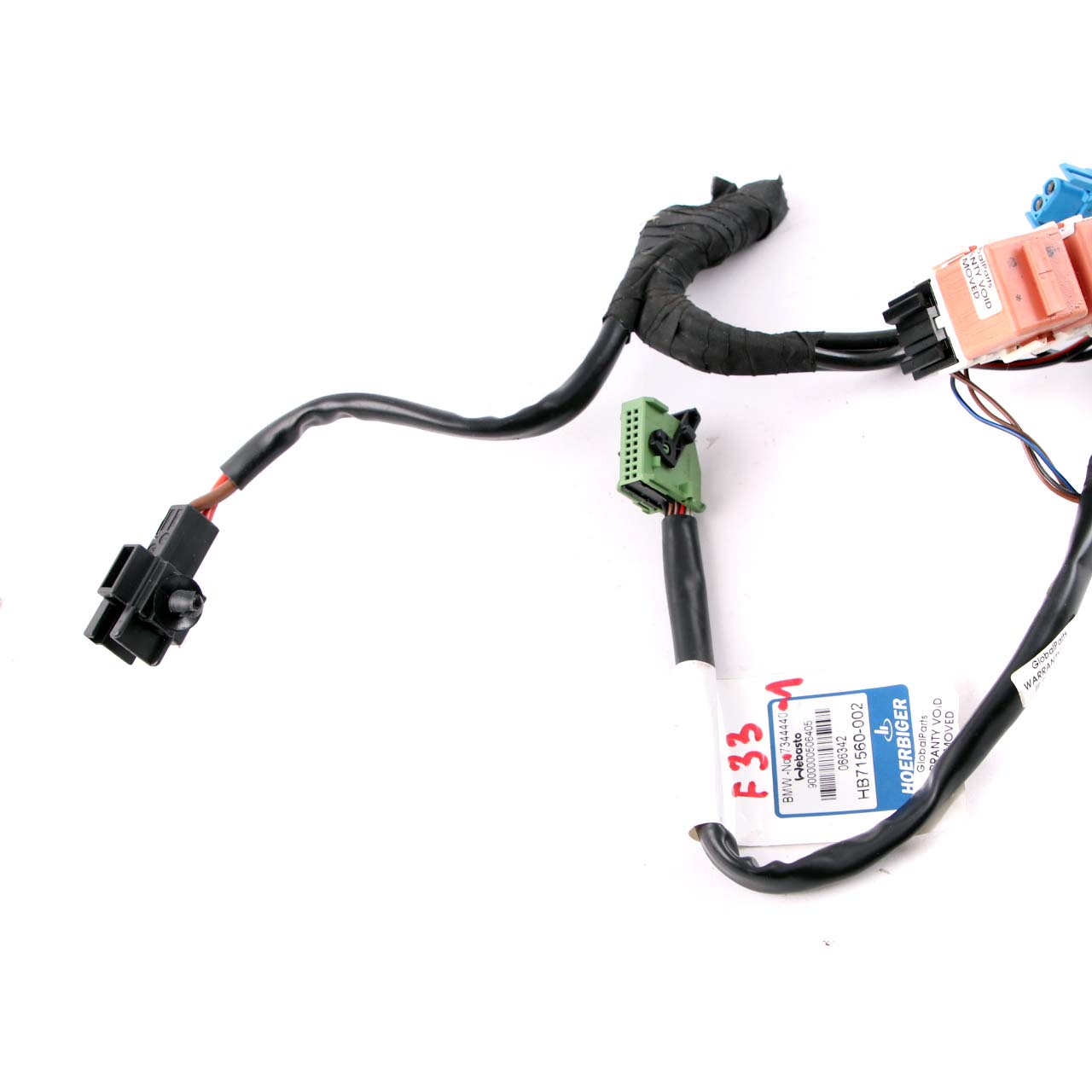 BMW F33 F83 M4 Convertible Hydraulic Pump Cable Wiring Loom Folding Top 7344440