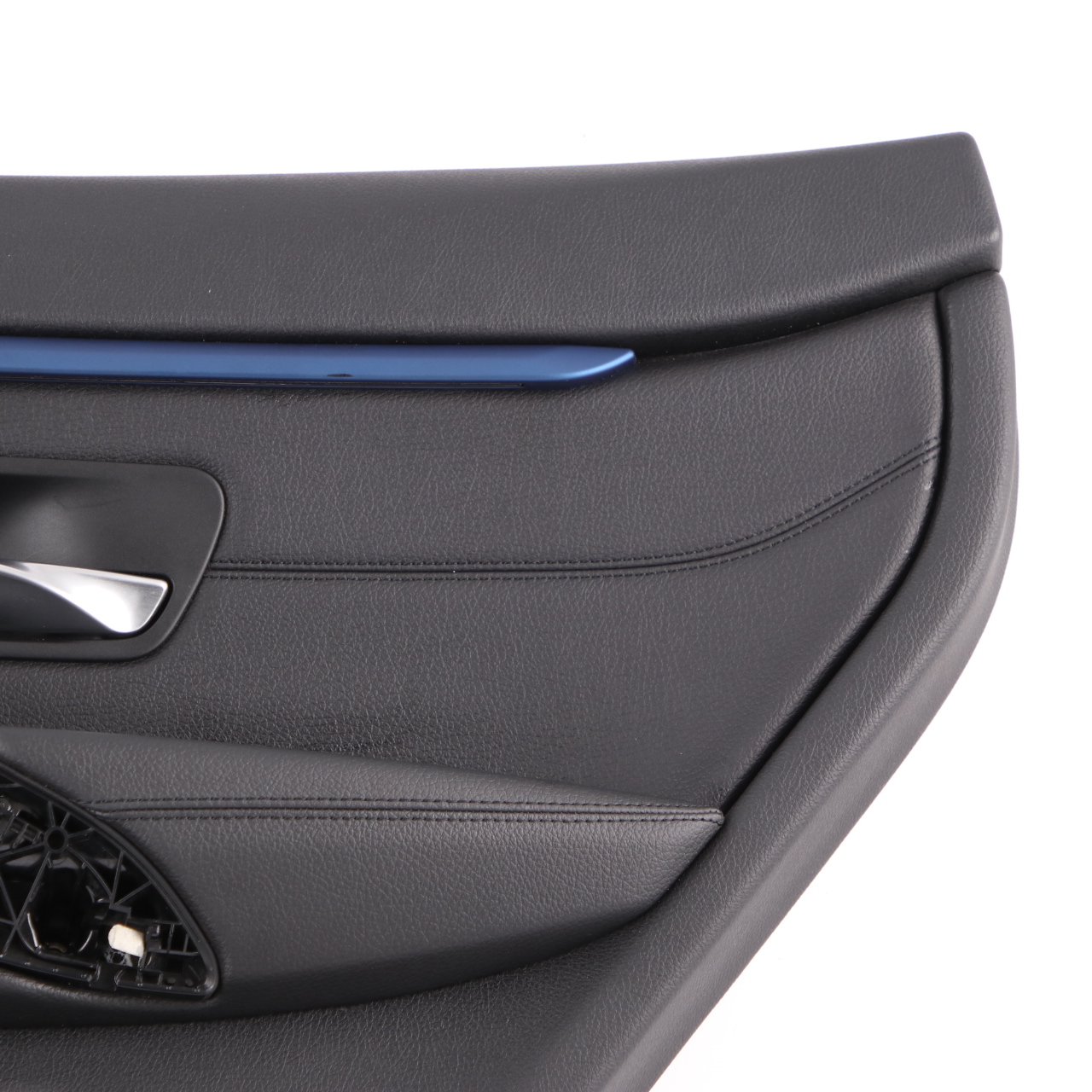 BMW F36 Door Card Trim Rear Right O/S Panelling Lining Leather Black Blue