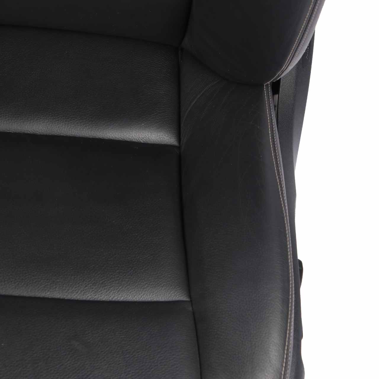 BMW F10 LCI Heated Black Leather Seats Front Rear Seat Exclusive Seam Door Cards