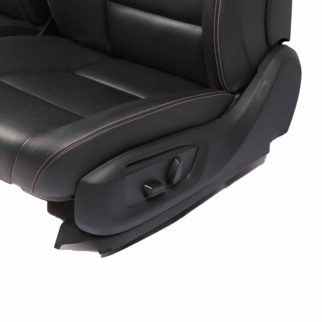 BMW F10 LCI Heated Black Leather Seats Front Rear Seat Exclusive Seam Door Cards