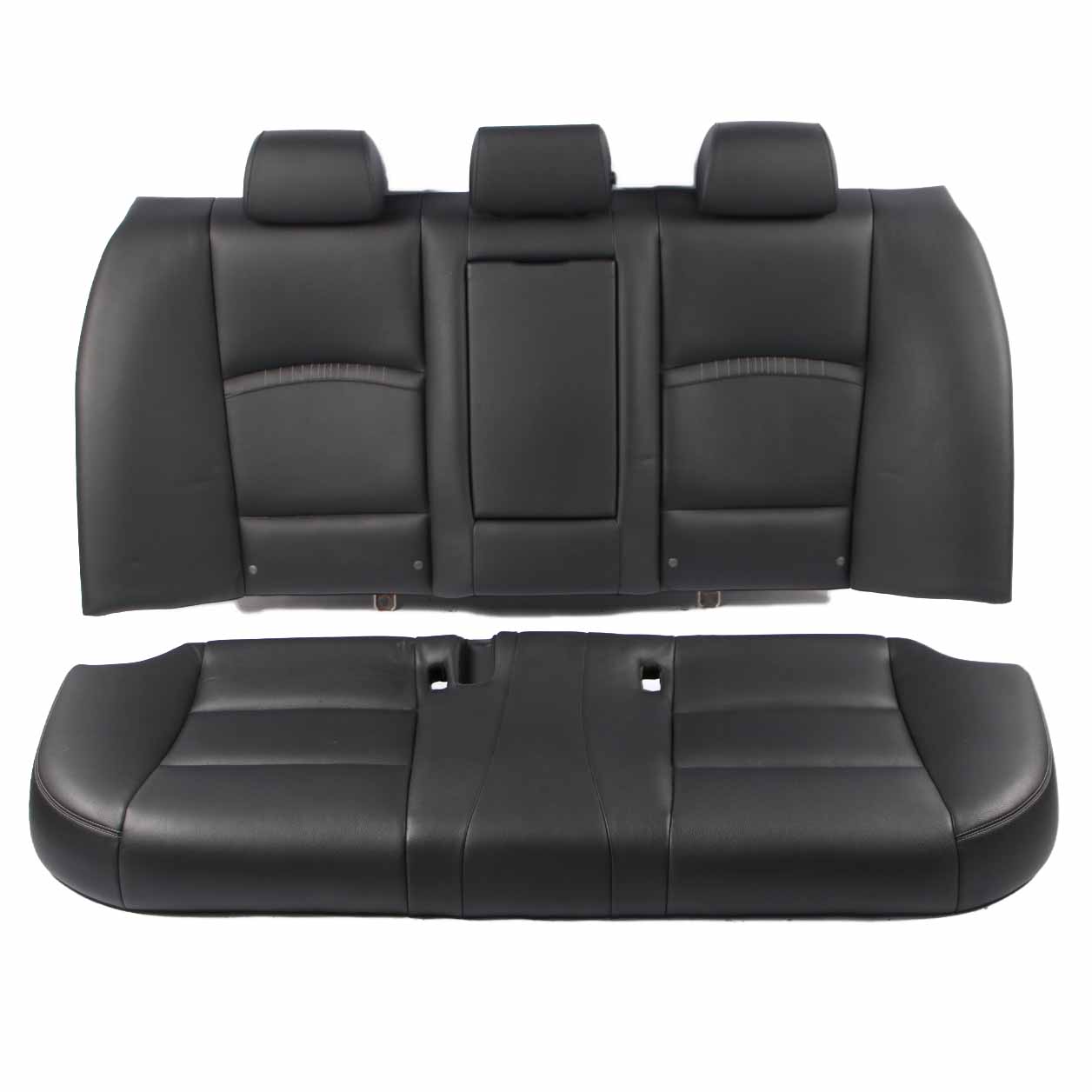 Leather Seats BMW F10 LCI M Sport Heated Black Exclusive Seam Front Rear Seat