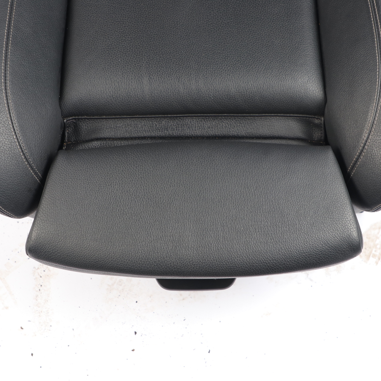 BMW F10 F11 LCI M-Sport Heated Front Left N/S Seat Leather Black Exclusive Seam