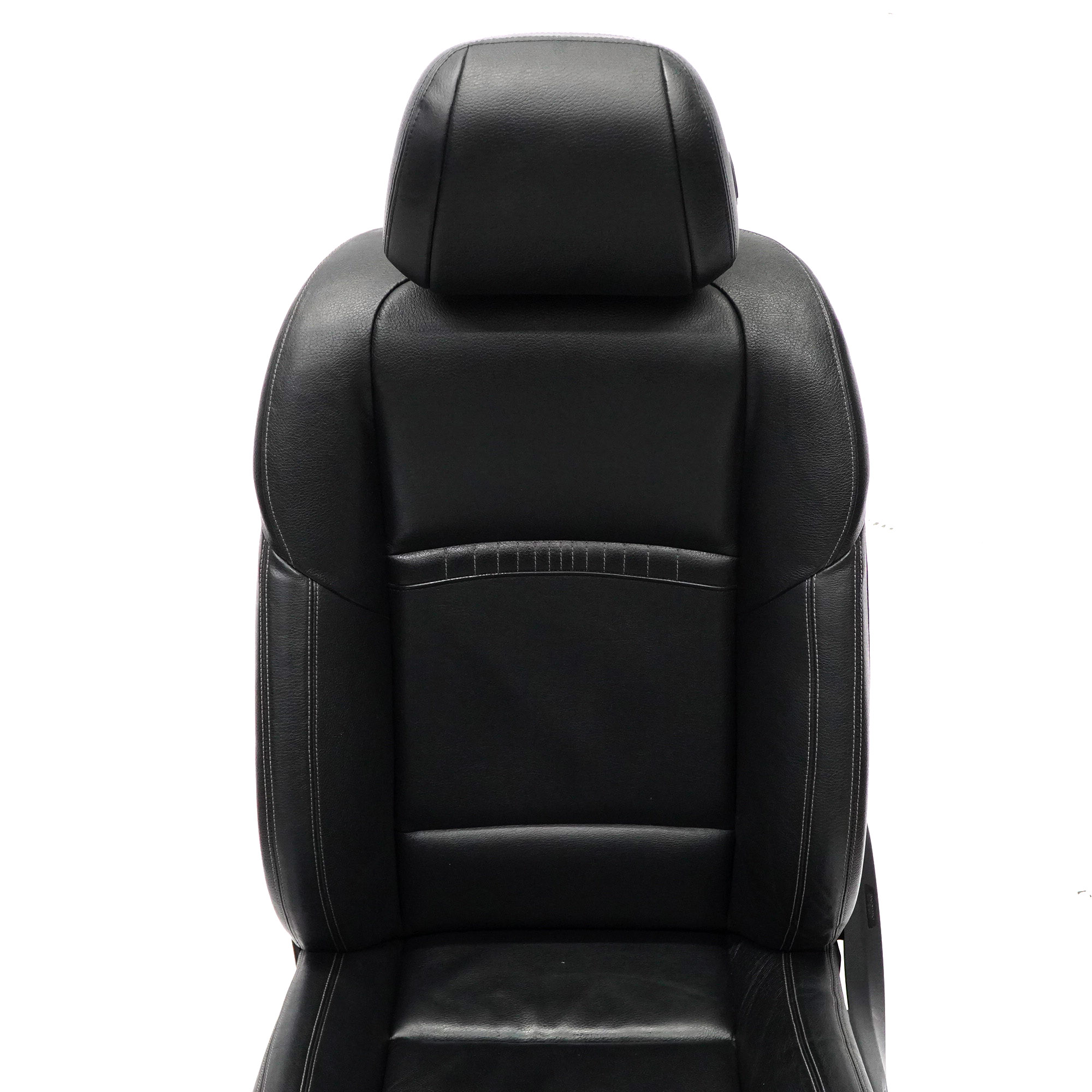 BMW F10 F11 LCI M-Sport Heated Front Left N/S Seat Leather Black Exclusive Seam