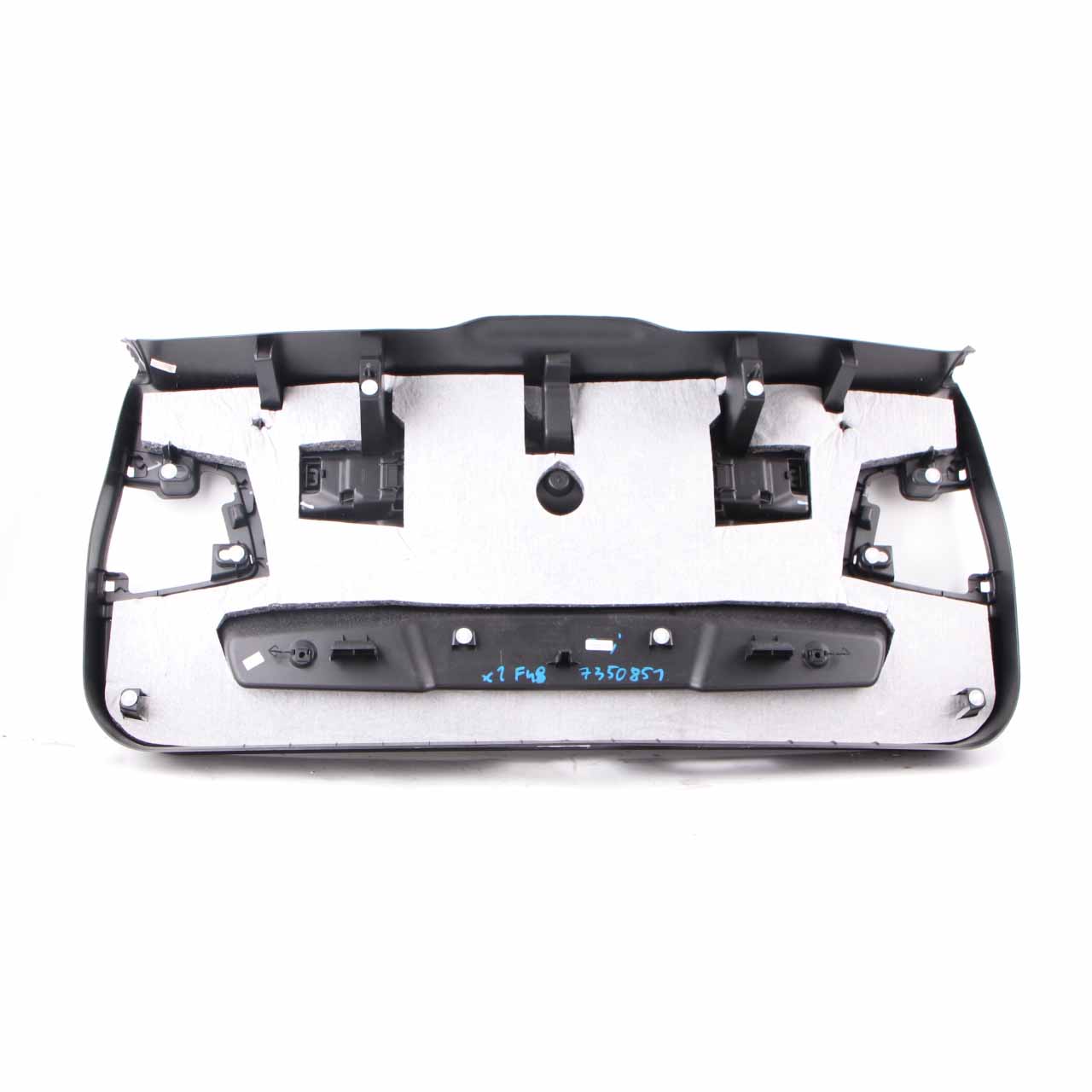 BMW X1 F48 Boot Trunk Lid Tailgate Lower Interior Trim Panel Cover Black 7350851