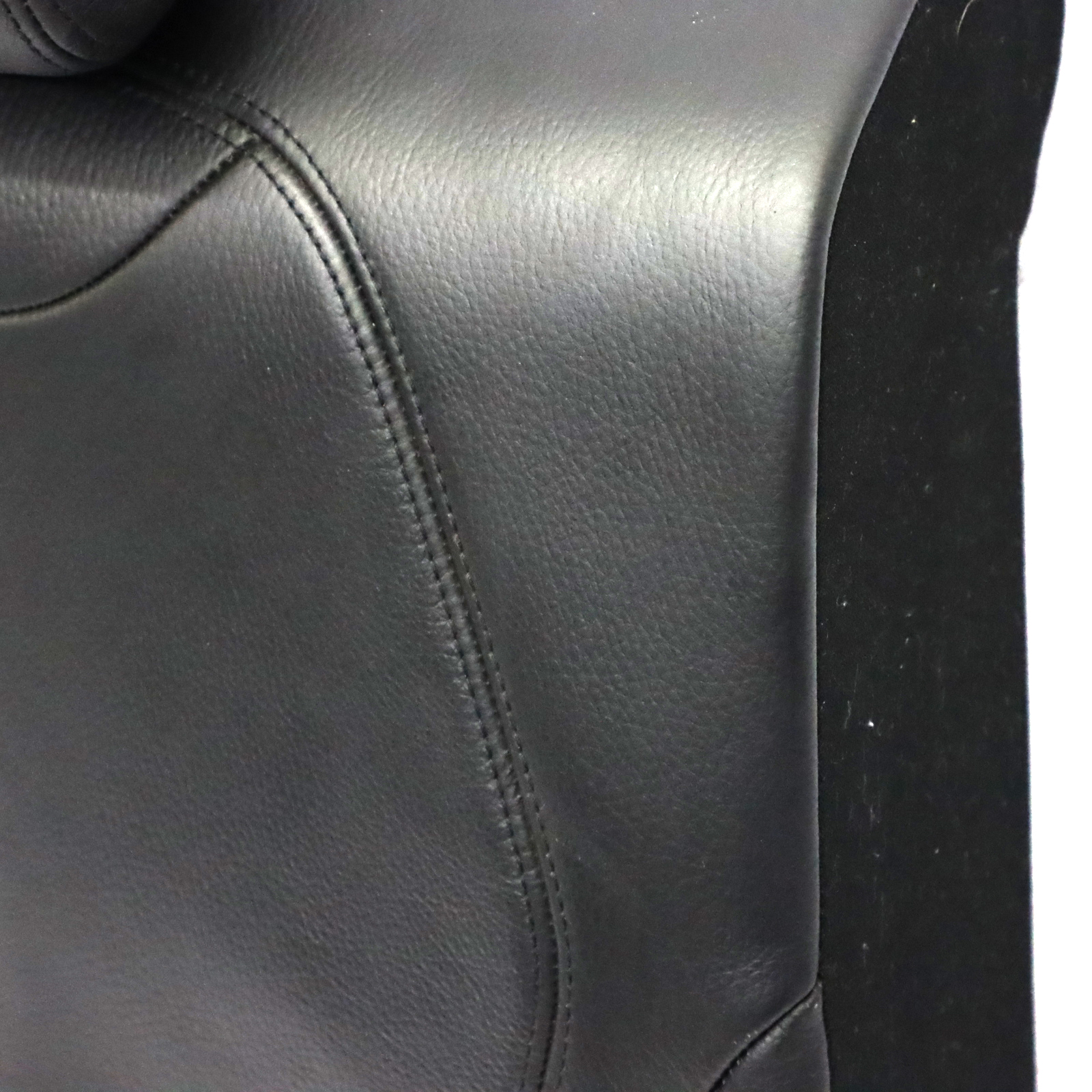 BMW X5 F15 Seat Backrest Rear right O/S Back Cover Leather Dakota Black 7353382